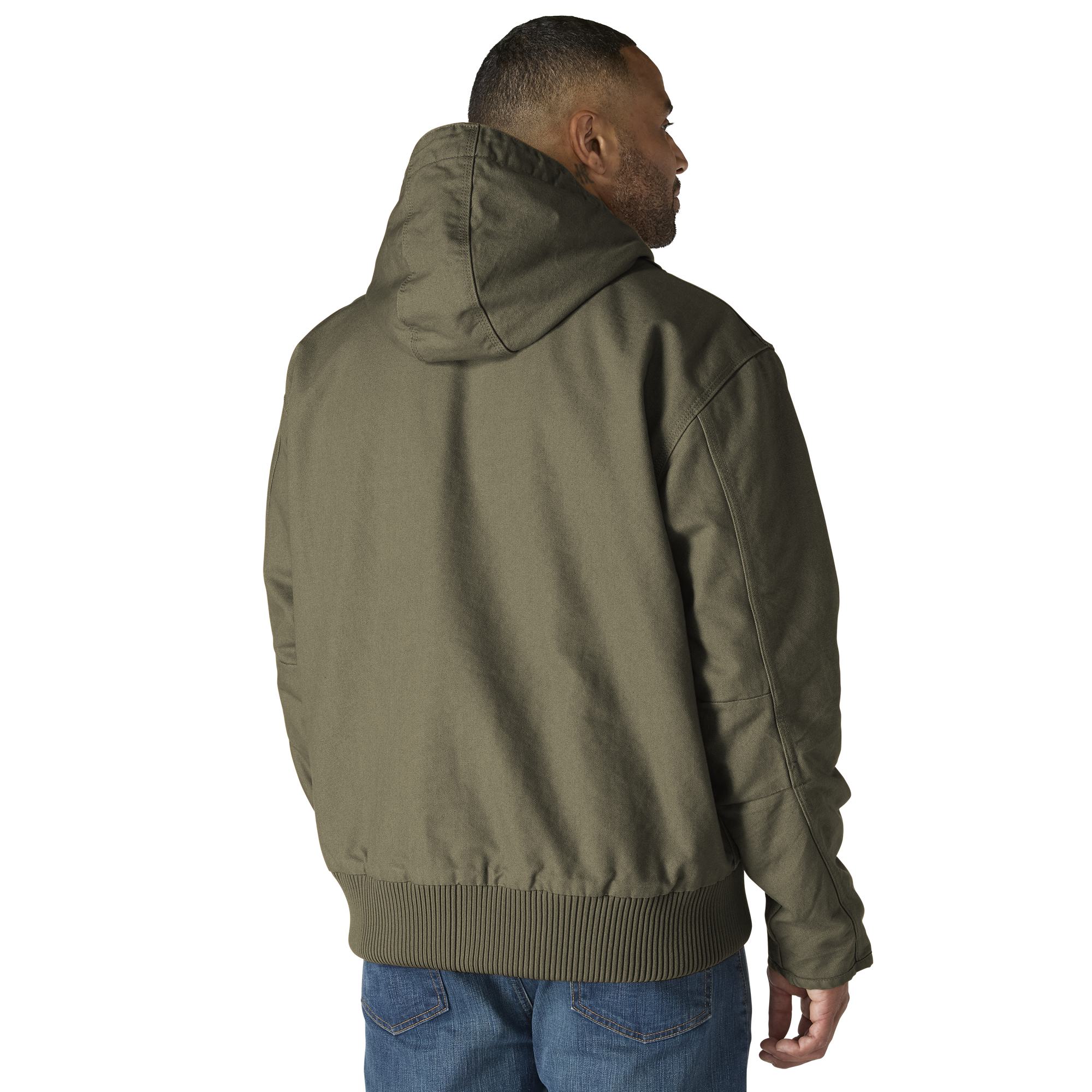 Carhartt Men's Loose Fit Washed Duck Insulated Active Jac-3 Jacket - Image 8