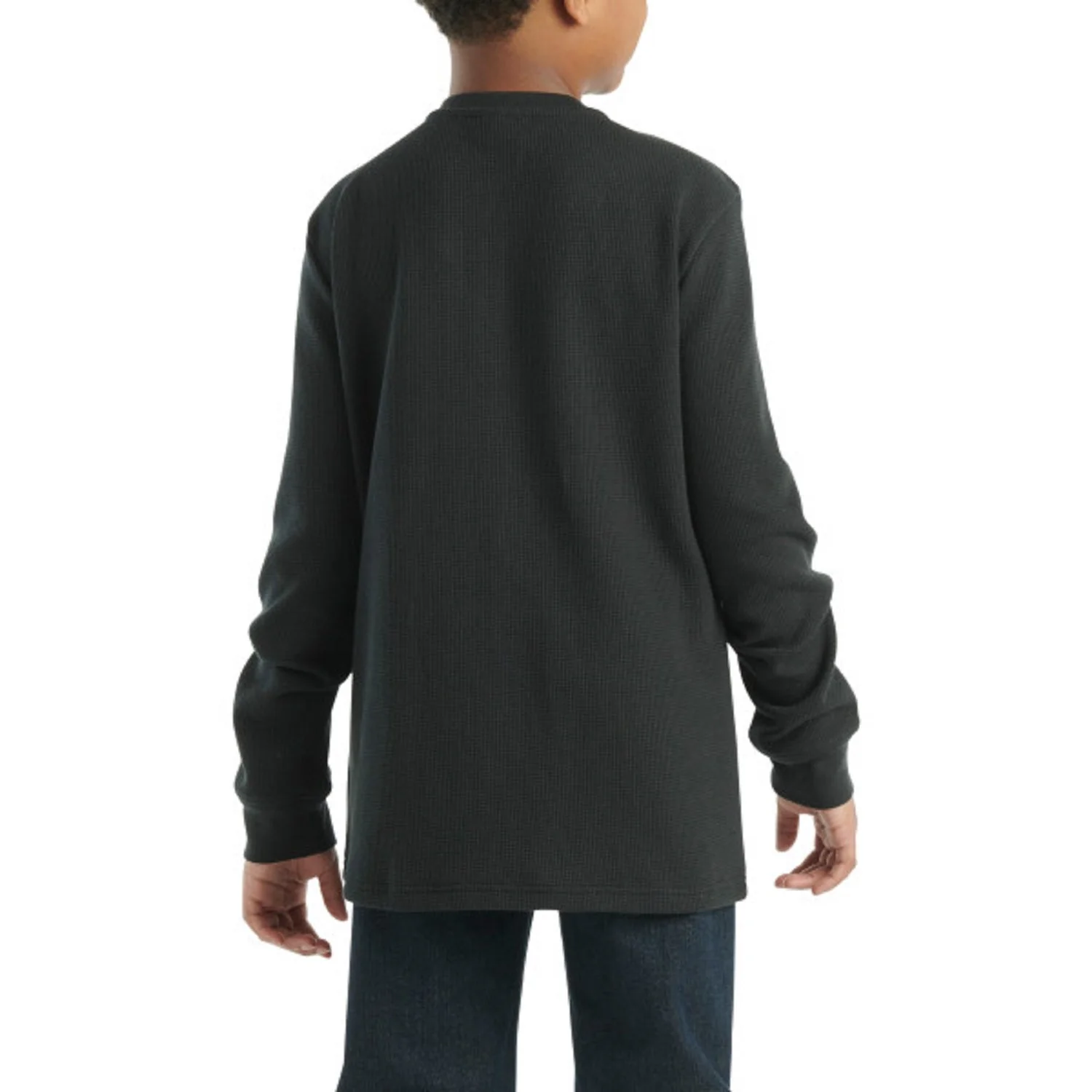 Carhartt Boys' Logo Chest Pocket Long Sleeve Henley T-Shirt - Image 4