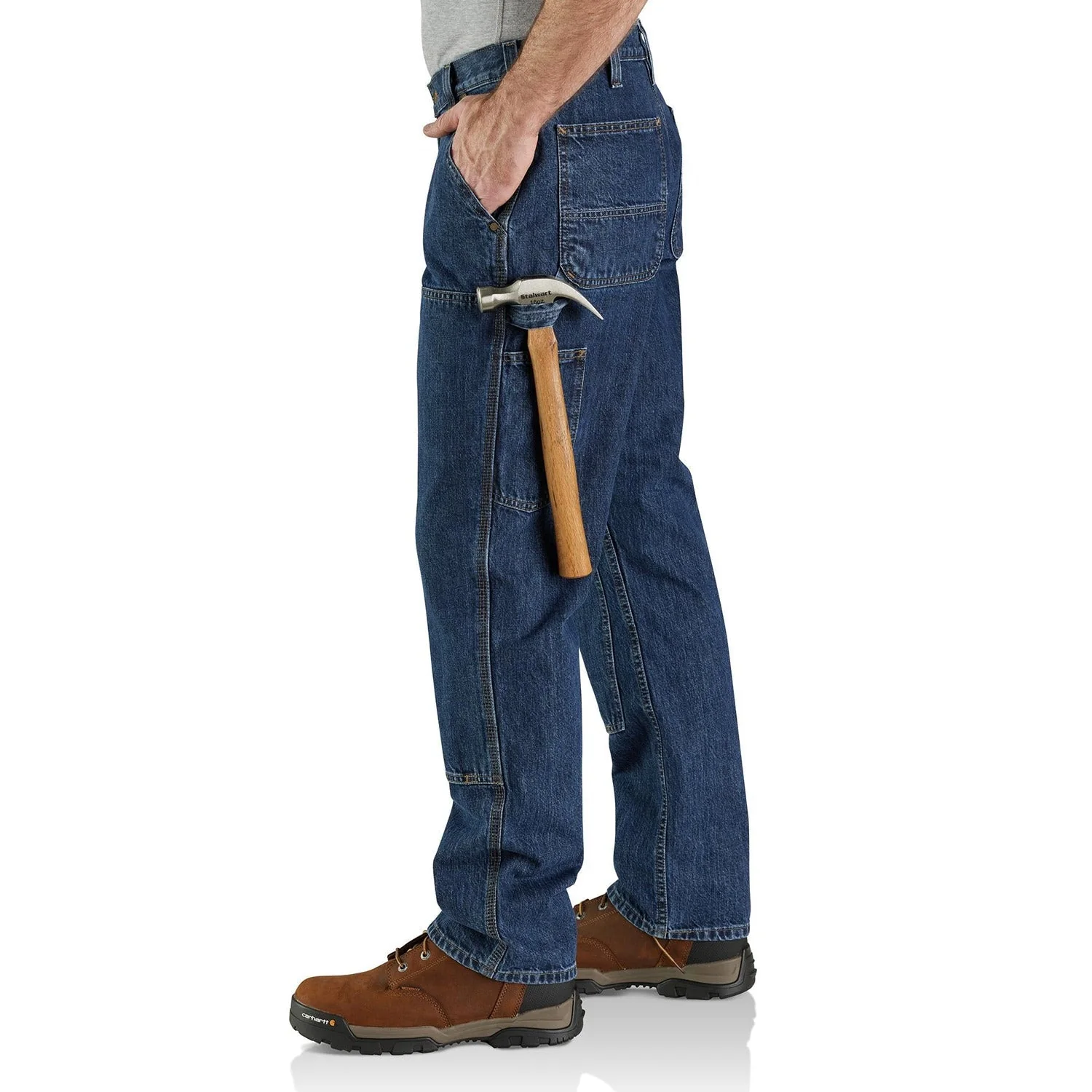 Carhartt Men's Loose Fit Double-Front Utility Logger Jean - Image 2