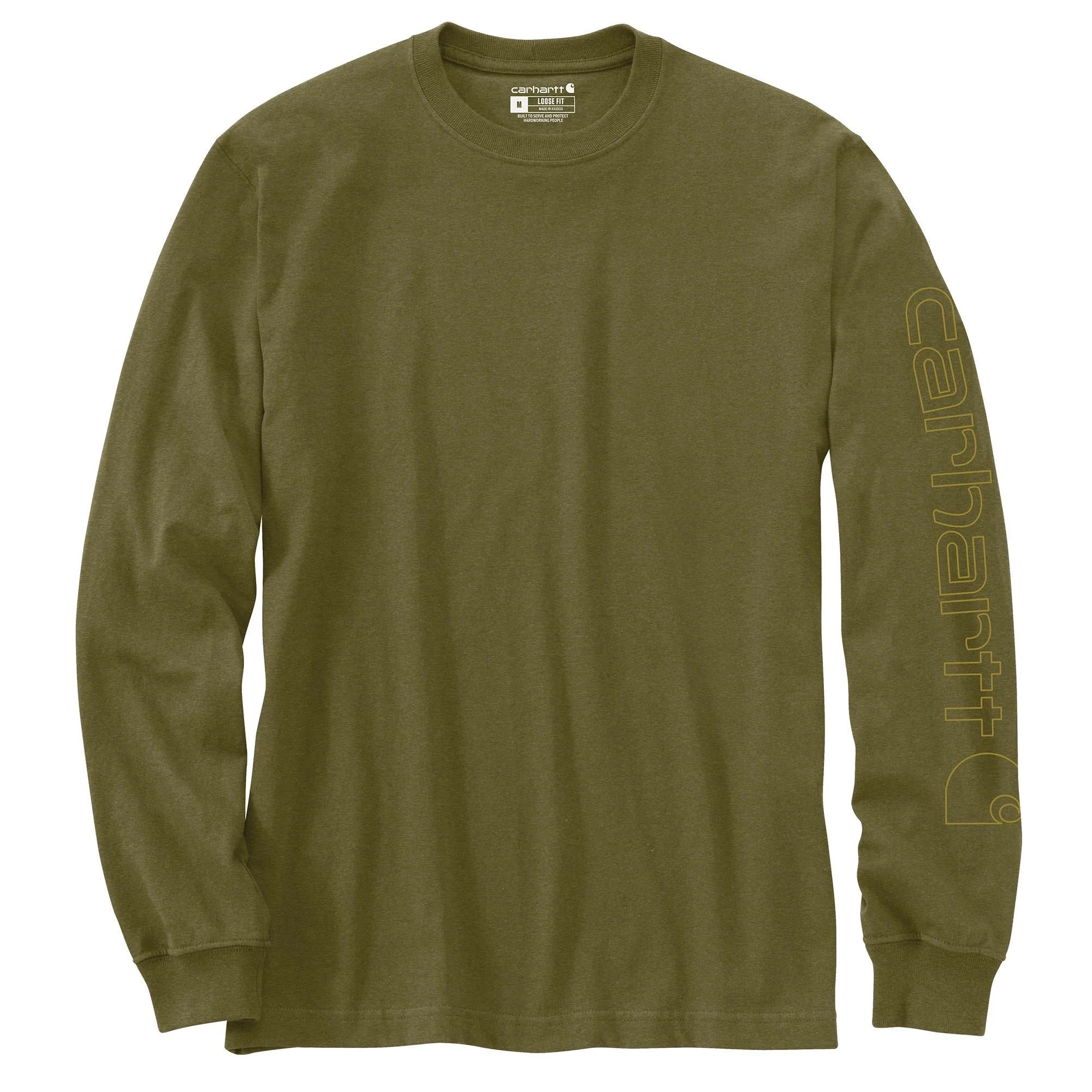 Carhartt Men's Signature Logo Long Sleeve T-Shirt - Image 13