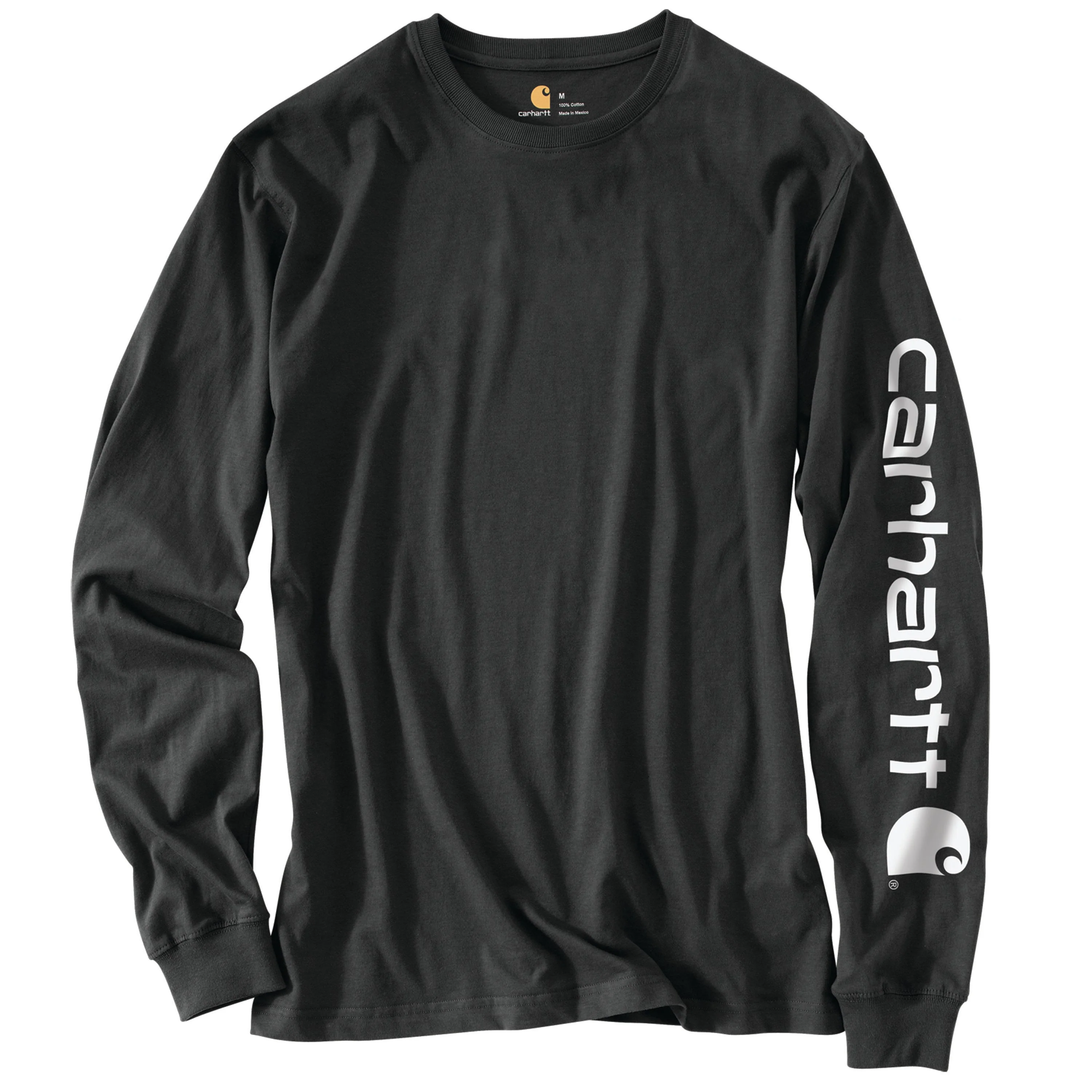 Carhartt Men's Signature Logo Long Sleeve T-Shirt - Image 2