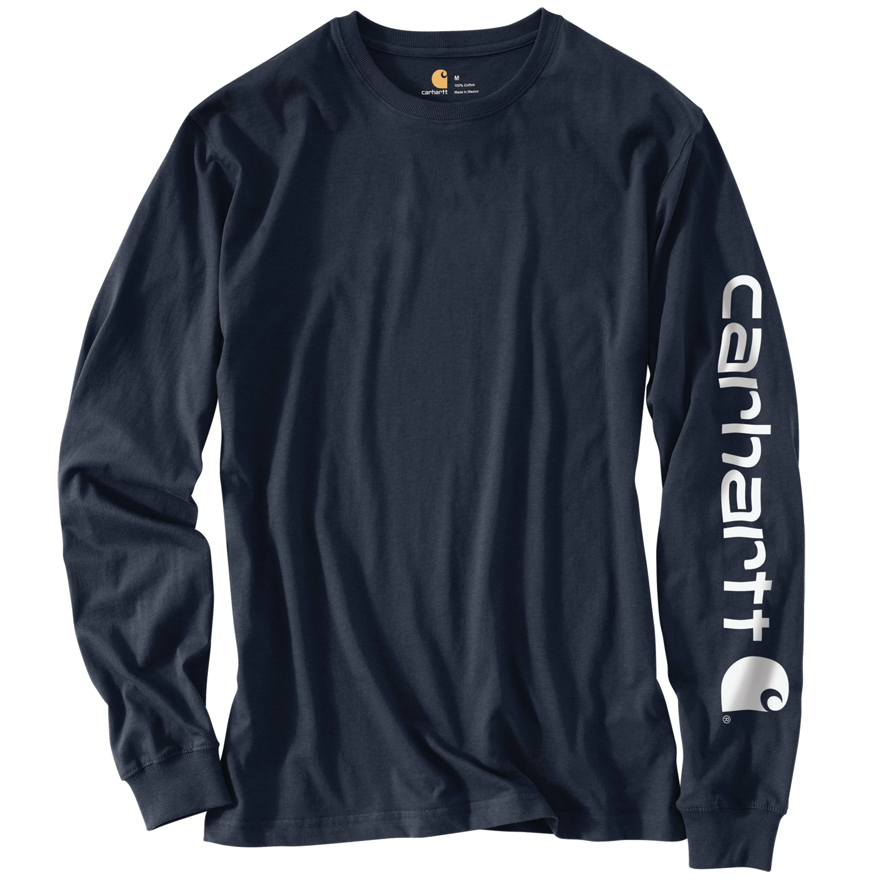 Carhartt Men's Signature Logo Long Sleeve T-Shirt - Image 20