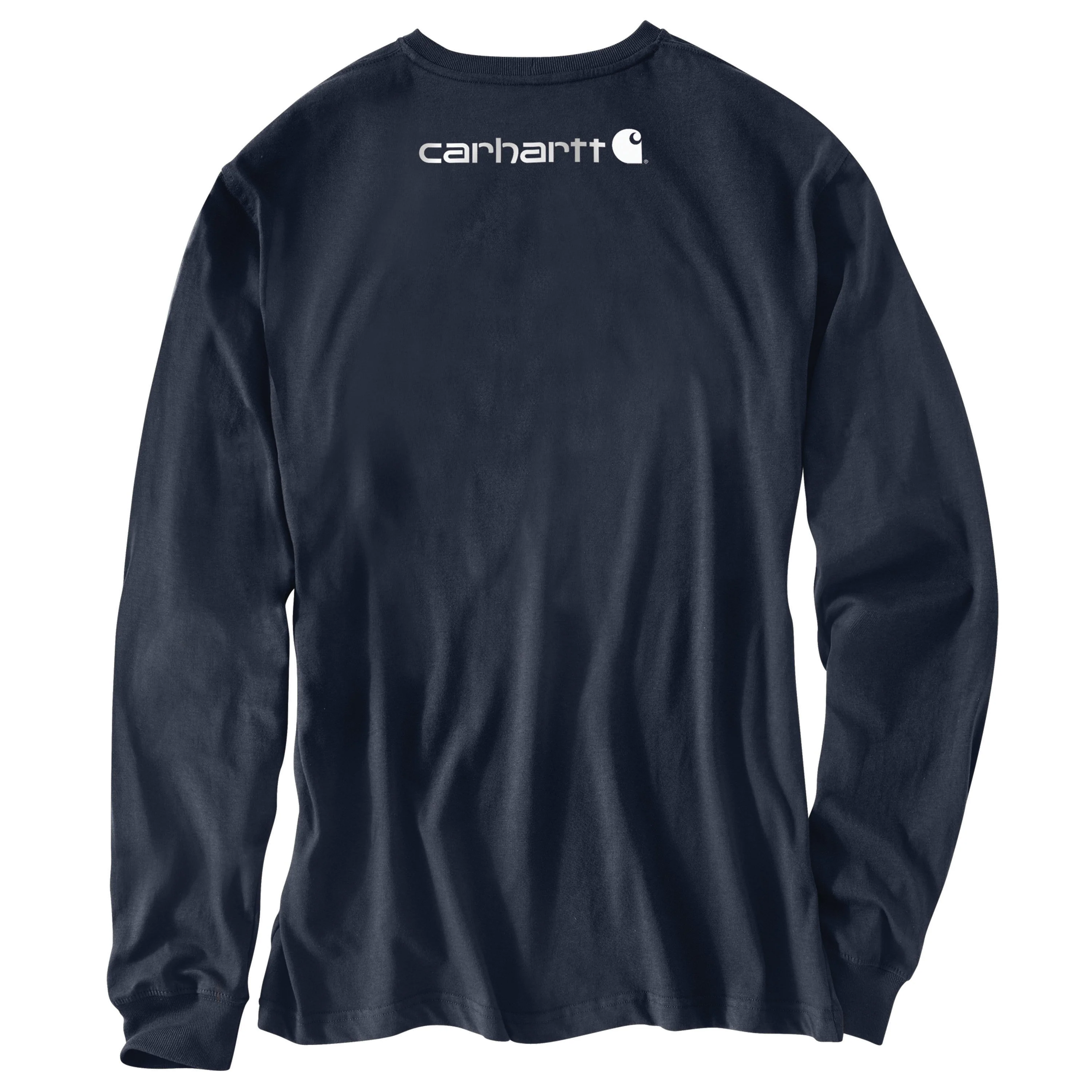 Carhartt Men's Signature Logo Long Sleeve T-Shirt - Image 21