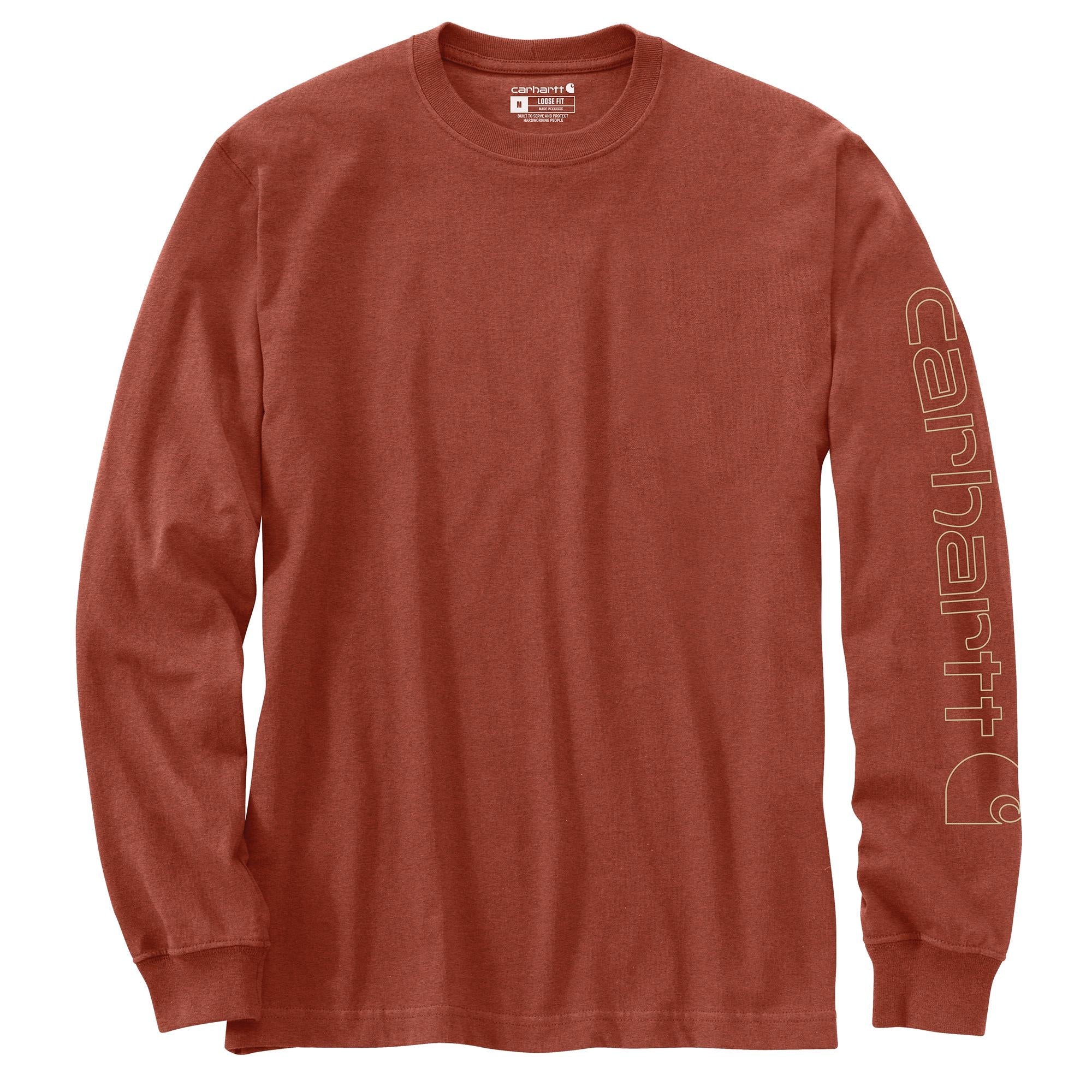 Carhartt Men's Signature Logo Long Sleeve T-Shirt - Image 23