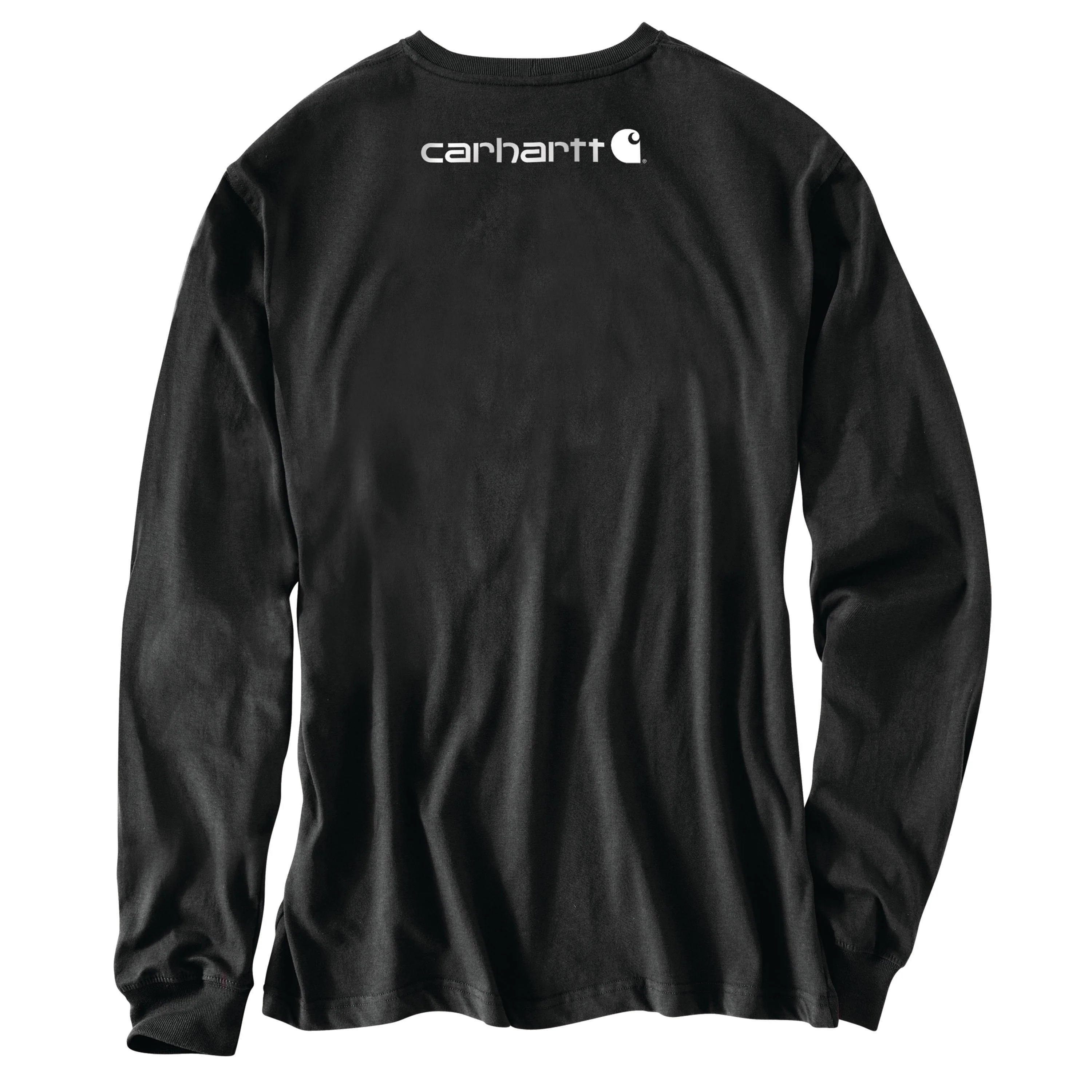 Carhartt Men's Signature Logo Long Sleeve T-Shirt - Image 3