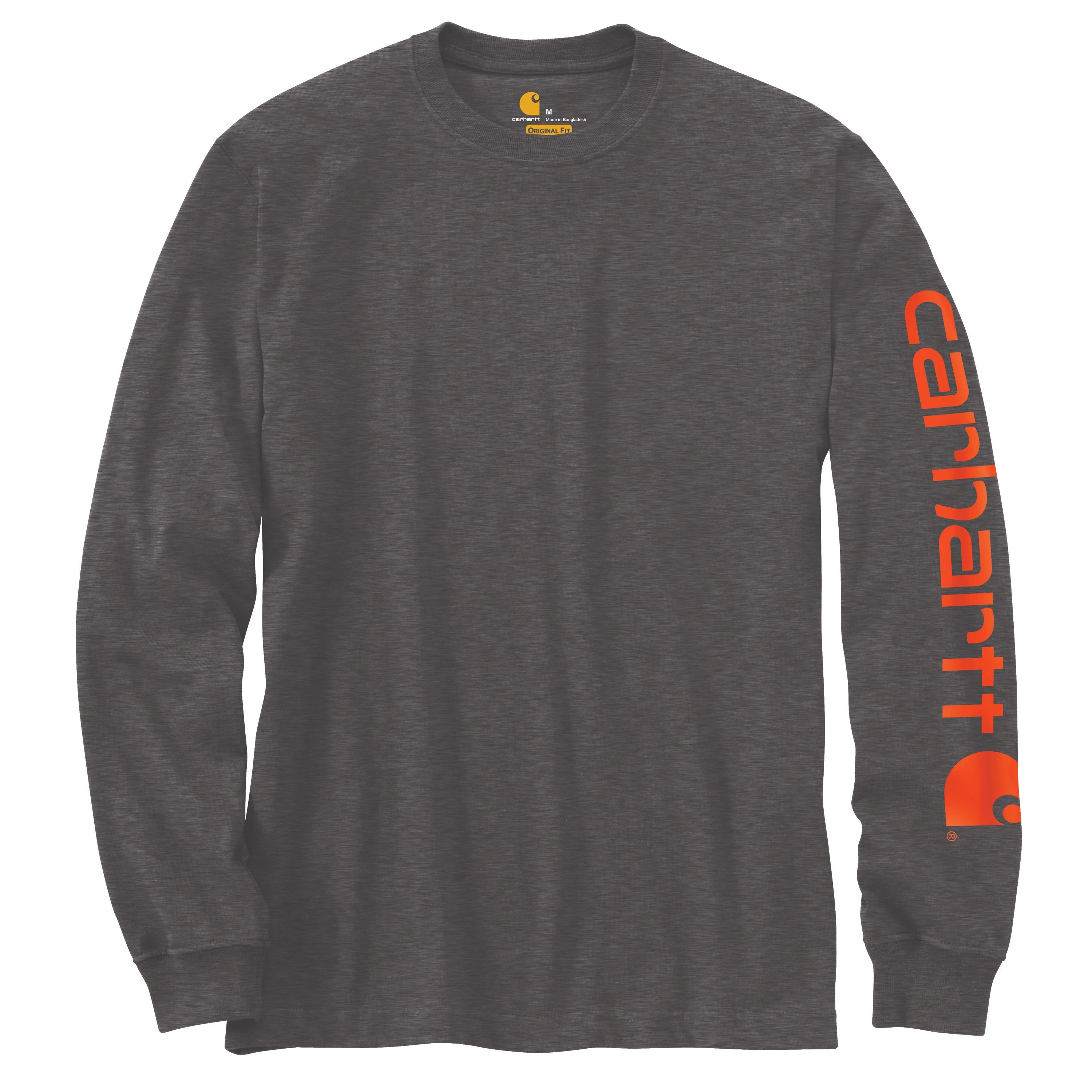 Carhartt Men's Signature Logo Long Sleeve T-Shirt - Image 5