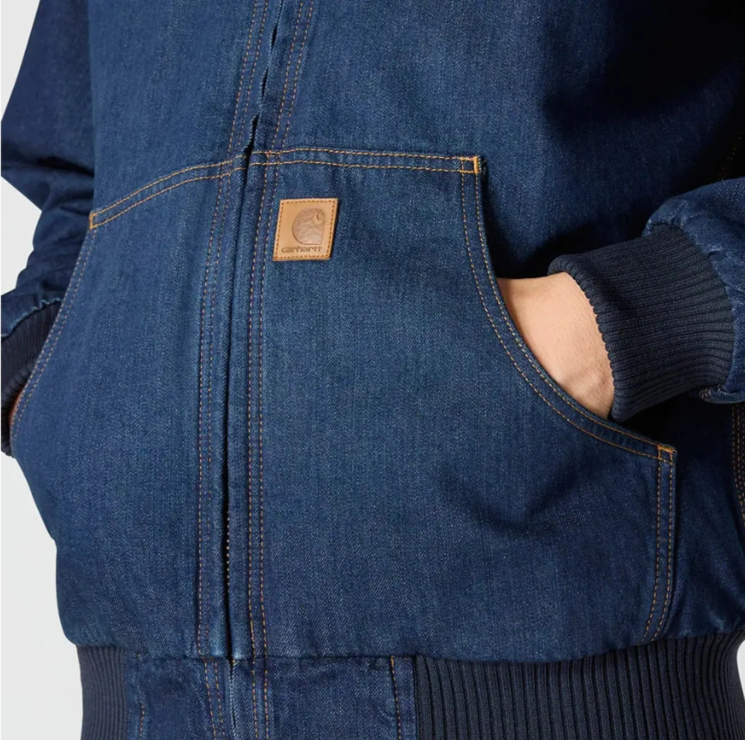 Carhartt Men's Loose Fit Denim Active Jacket - Image 3