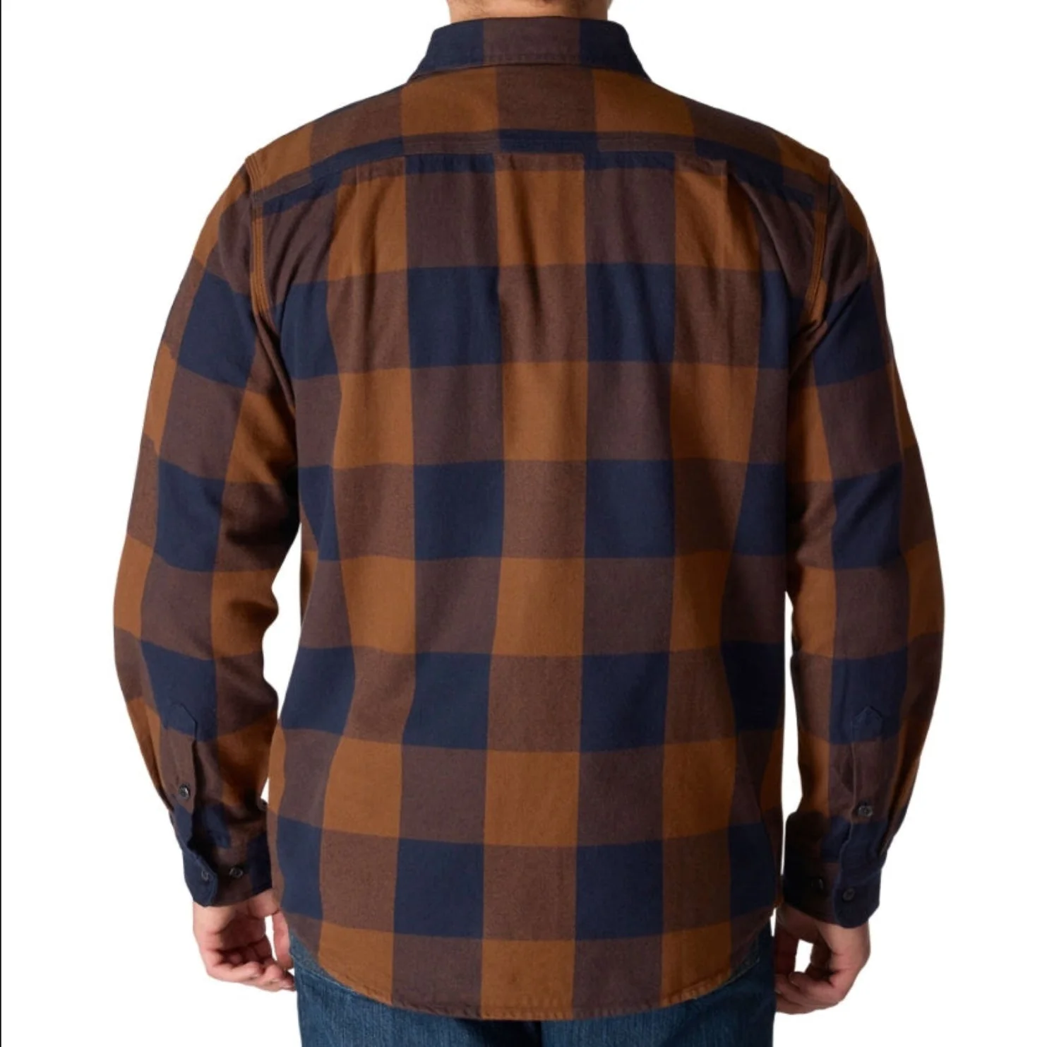 Carhartt Men's Loose Fit Heavyweight Long Sleeve Flannel Plaid Work Shirt - Image 10