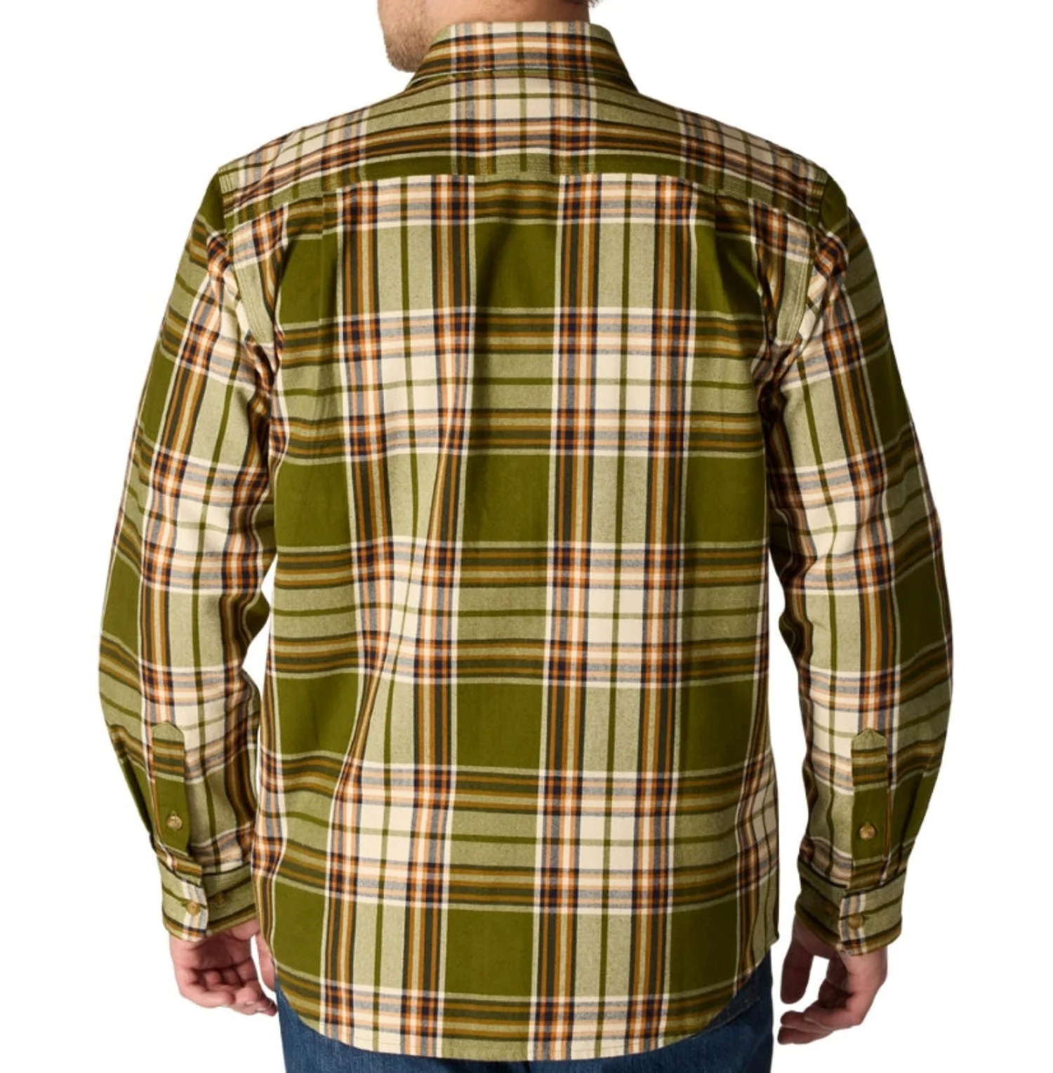 Carhartt Men's Loose Fit Heavyweight Long Sleeve Flannel Plaid Work Shirt - Image 4