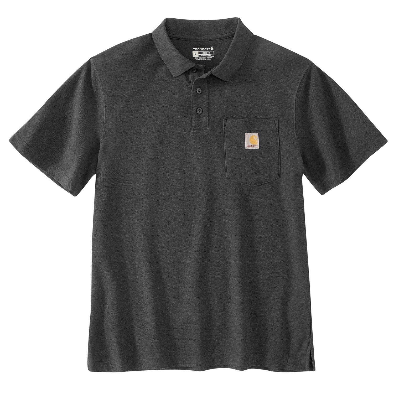 Carhartt Men's Loose Fit Midweight Pocket Short Sleeve Polo Shirt - Image 3
