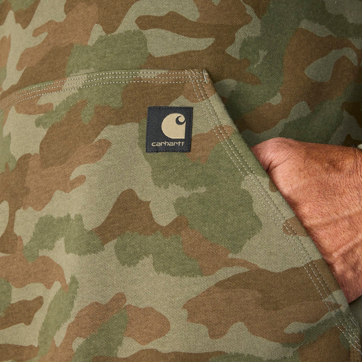 Carhartt Men's Marquette Camo Sweatshirt - Image 5