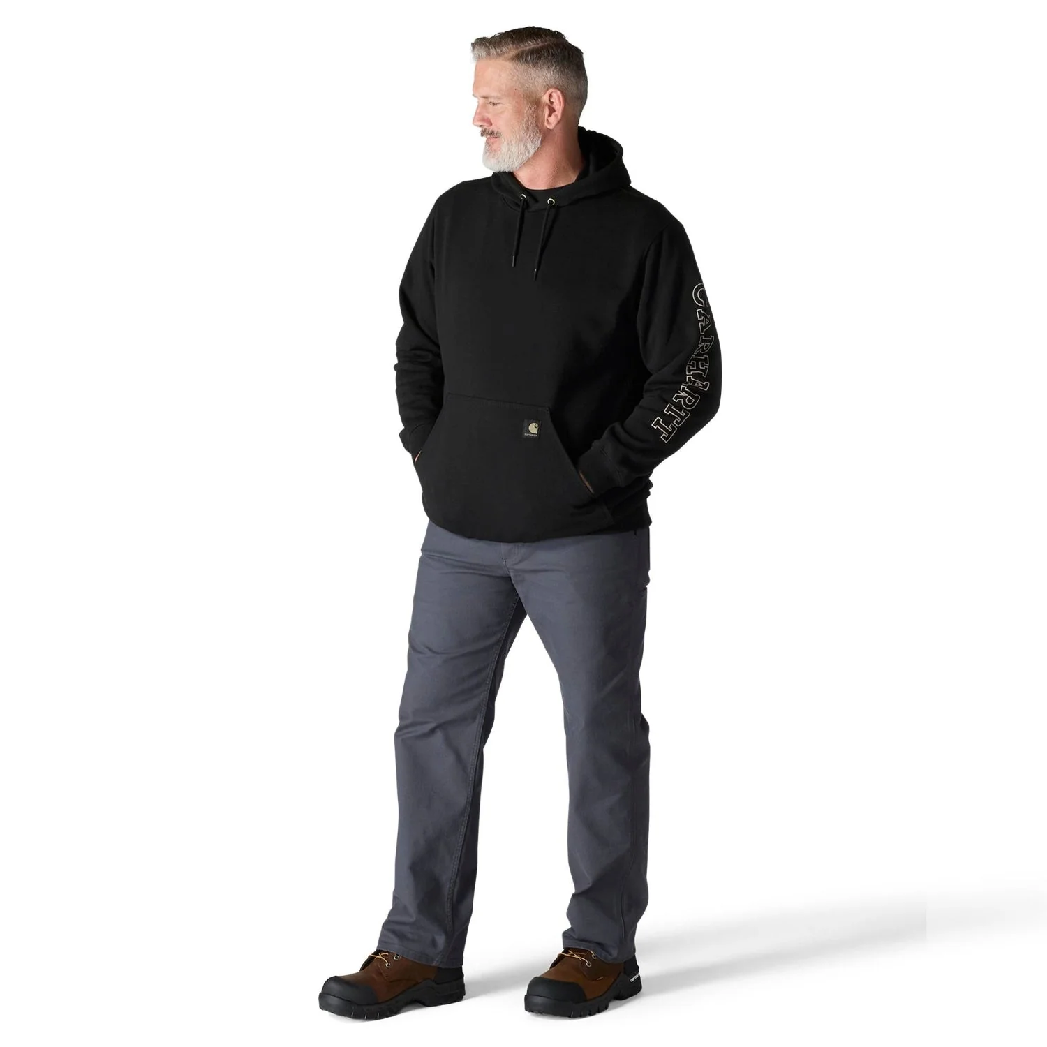 Carhartt Men's Loose Fit Midweight Camo Graphic Sweatshirt - Image 9
