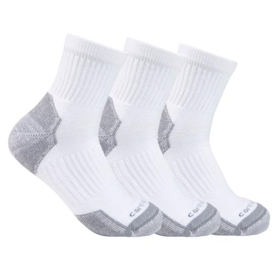 Carhartt Men's Midweight Cotton Blend Quarter Sock 3-Pack - Image 2