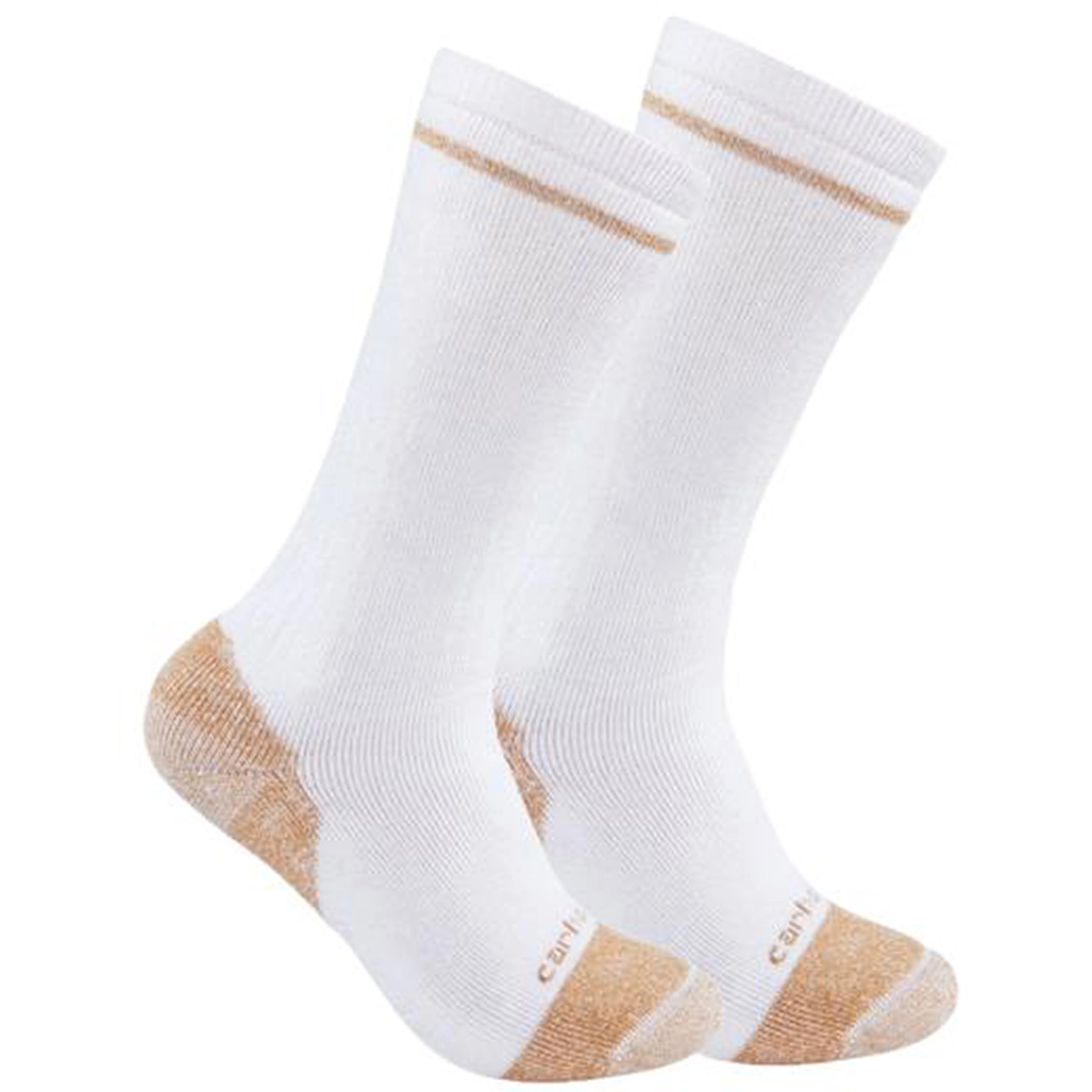 Carhartt Men's Midweight Cotton Blend Steel Toe Boot Sock 2-Pack - Image 3