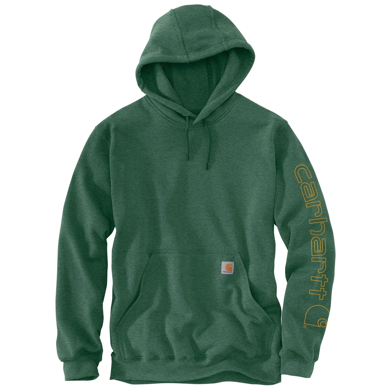 Carhartt Men's Signature Logo Hooded Pullover Sweatshirt - Image 29