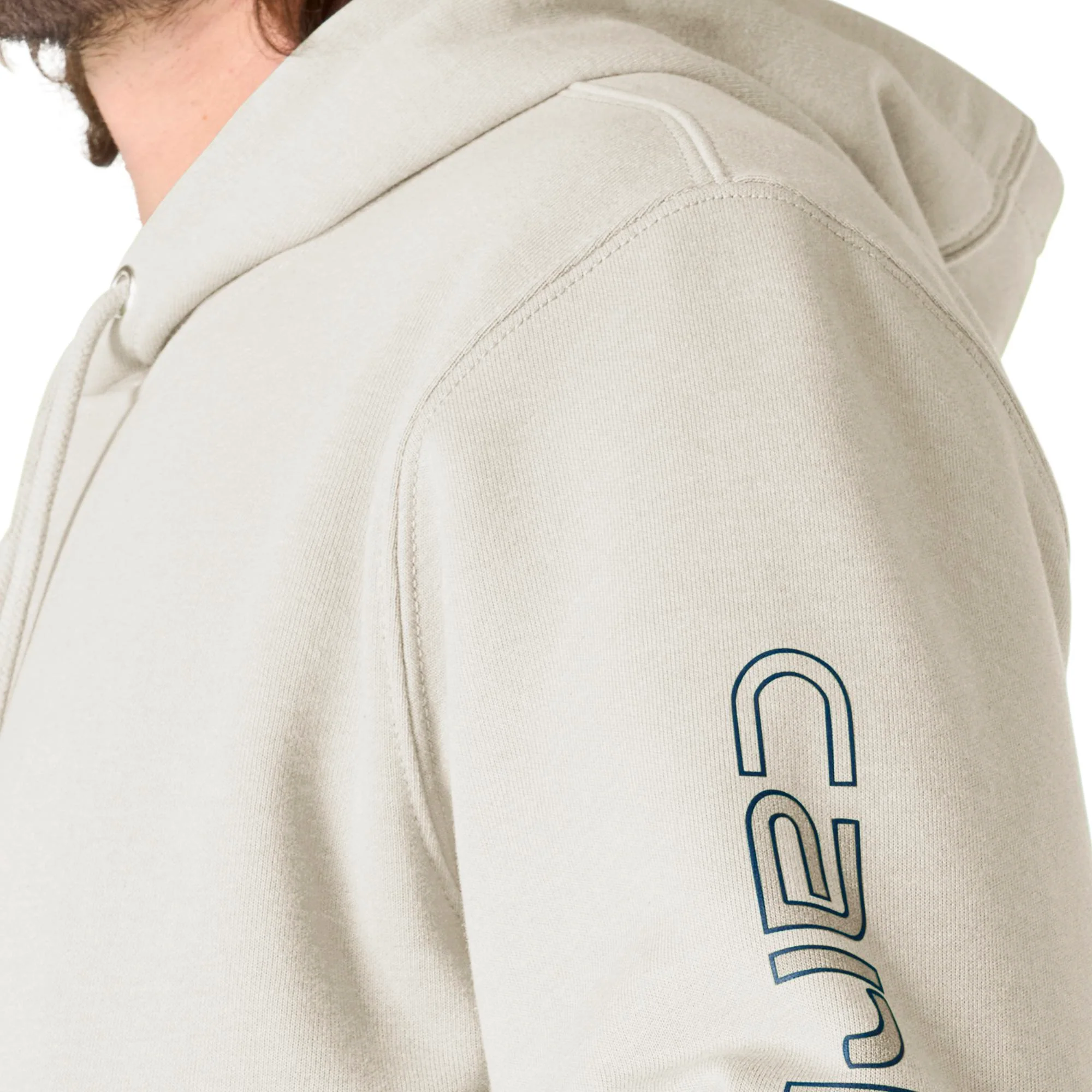 Carhartt Men's Signature Logo Hooded Pullover Sweatshirt - Image 76