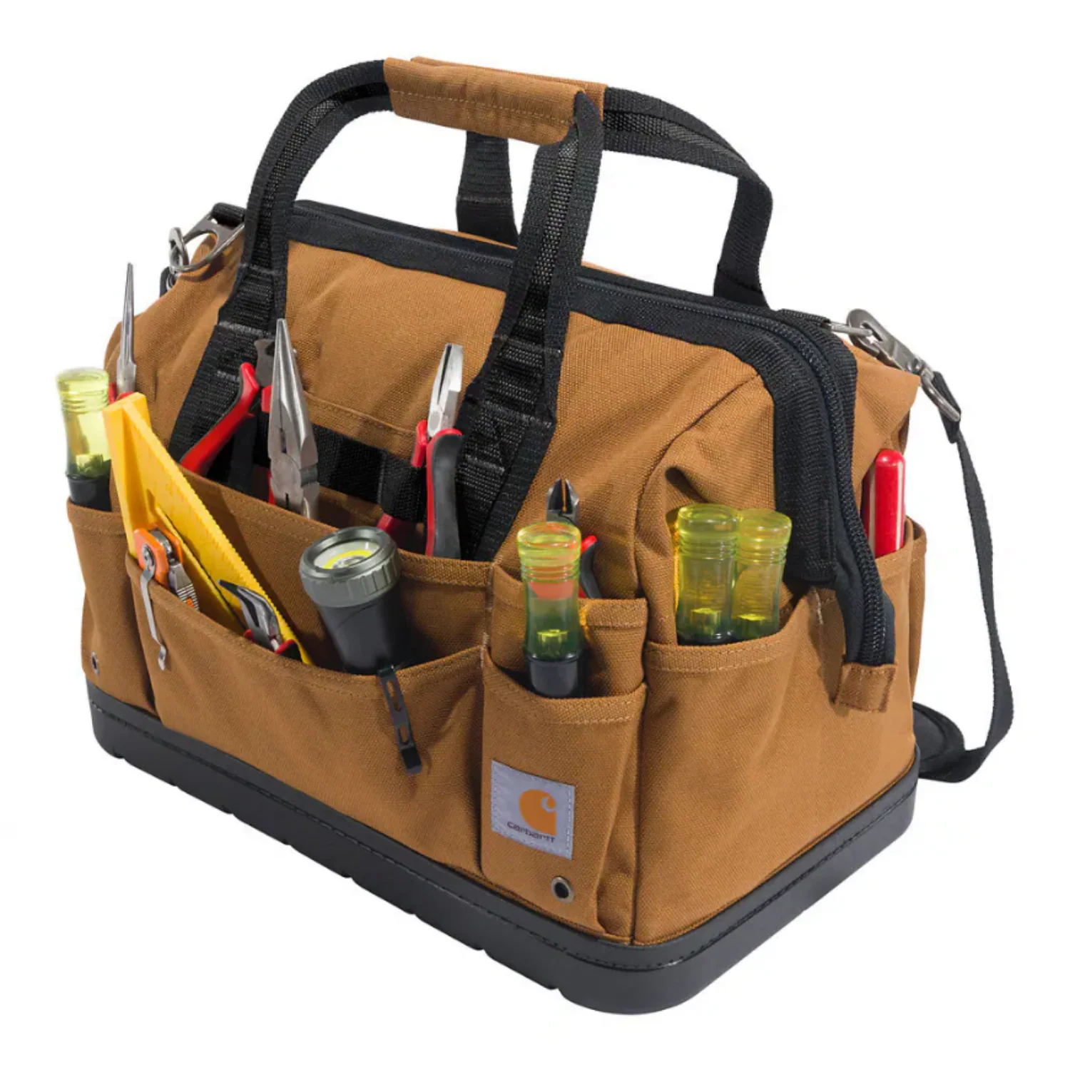 Carhartt Molded Base 33-Pocket Heavyweight 16" Tool Bag