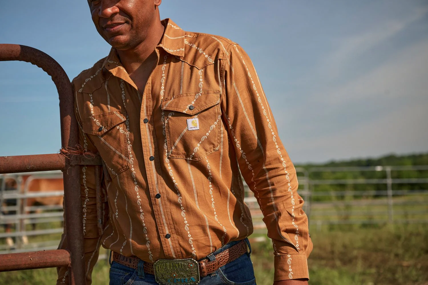 Carhartt Men's Montana Rugged Flex Lightweight Button Down Work Shirt - Image 2