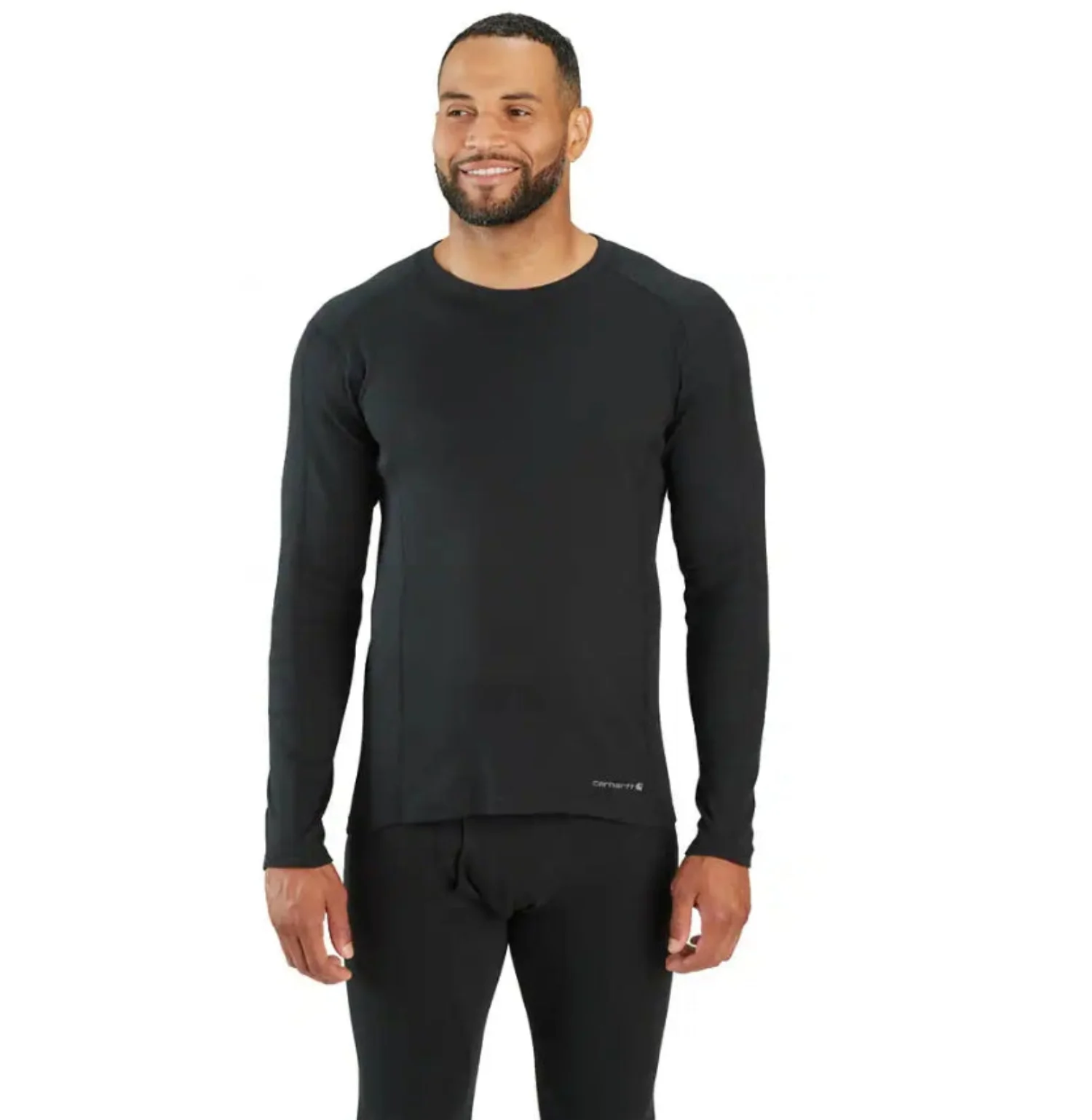 Carhartt Men's Midweight Cotton Rib Crewneck Baselayer Long Sleeve Top