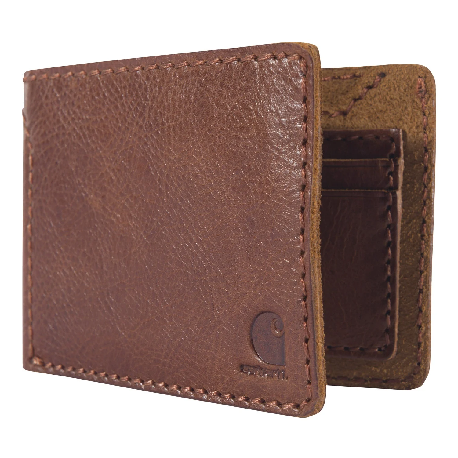 Carhartt Men's Patina Leather Bifold Wallet - Image 7