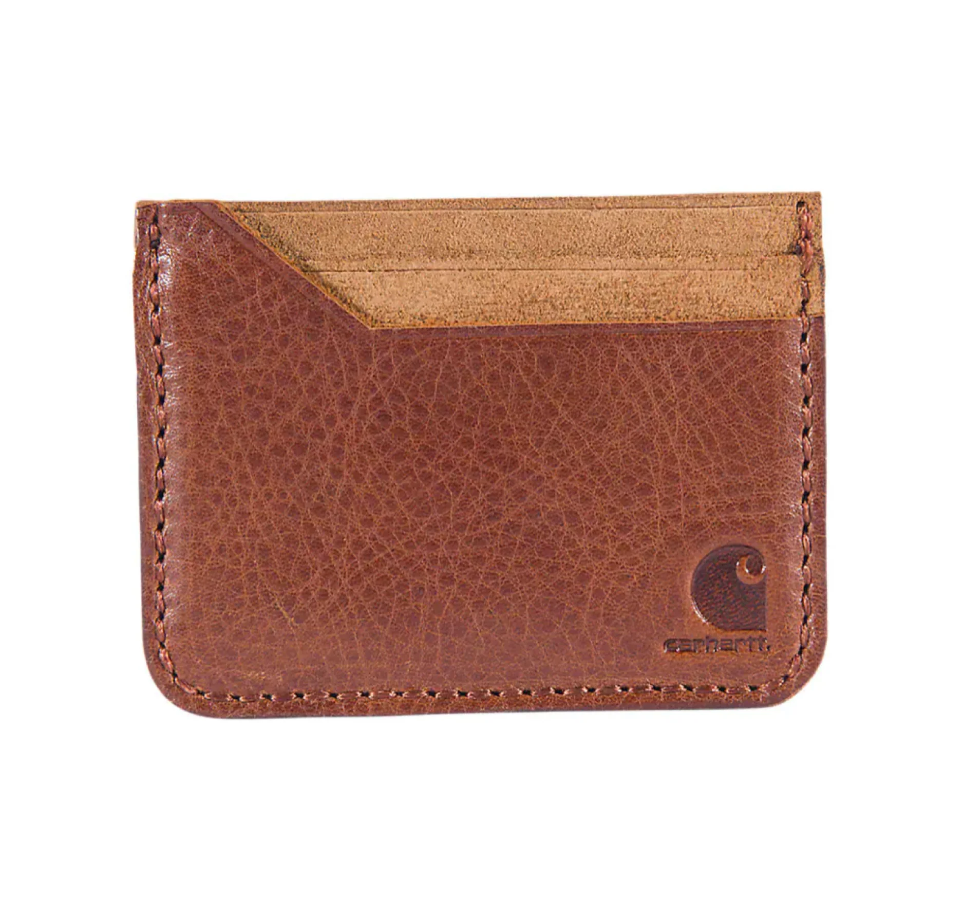 Carhartt Men's Patina Leather Front Pocket Logo Wallet - Image 3