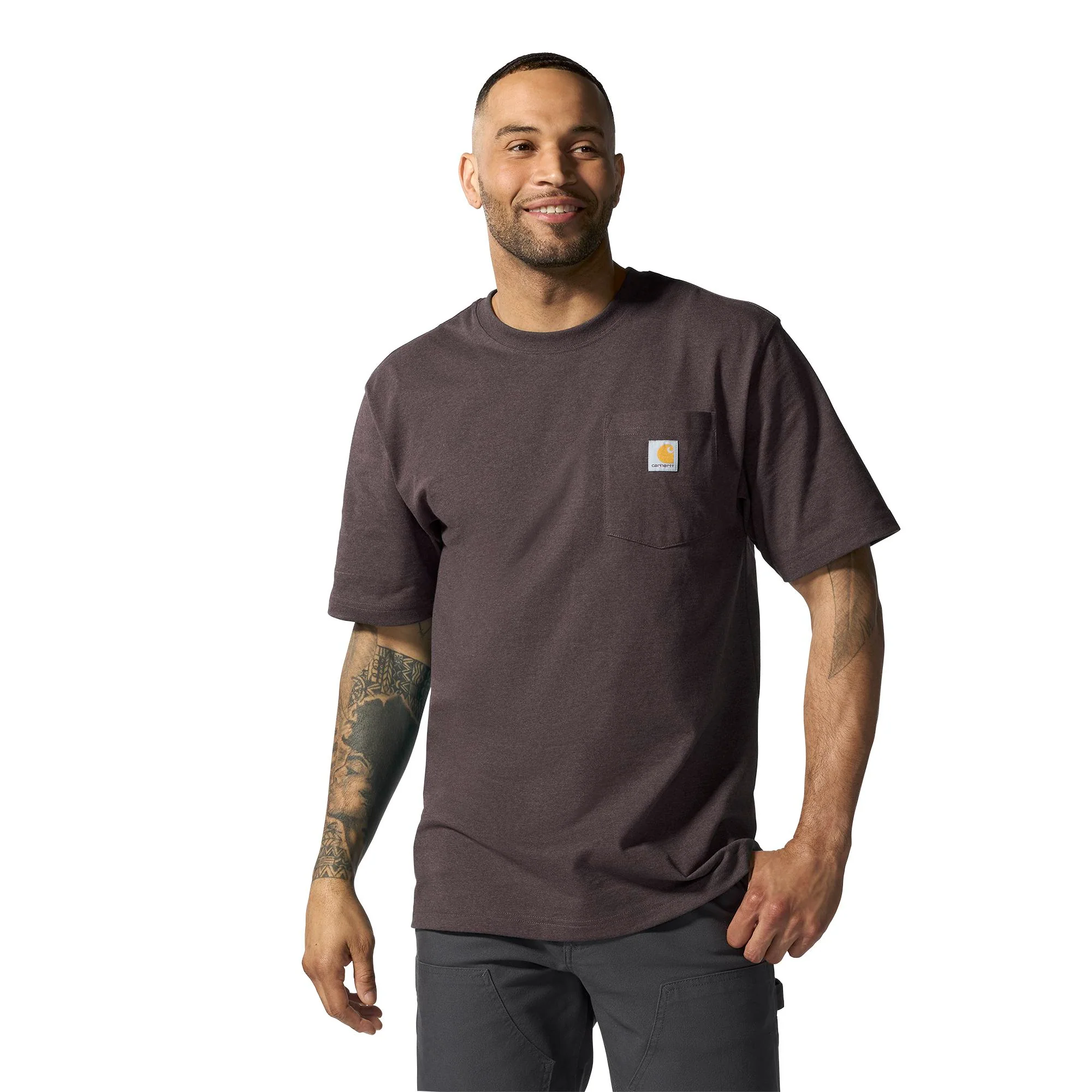 Carhartt Men's Loose Fit Heavyweight Short-Sleeve Pocket T-Shirt - Image 10