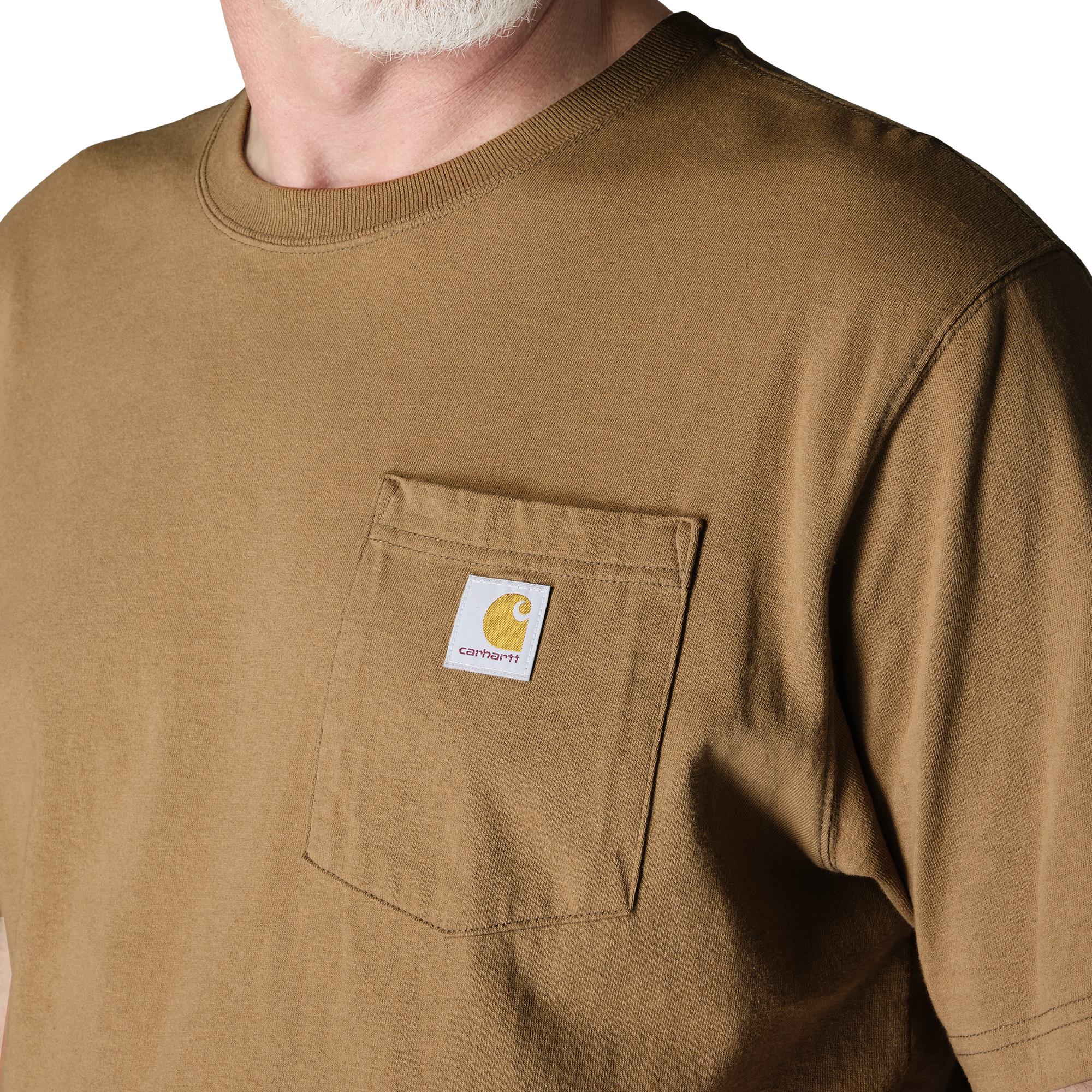 Carhartt Men's Loose Fit Heavyweight Short-Sleeve Pocket T-Shirt - Image 17