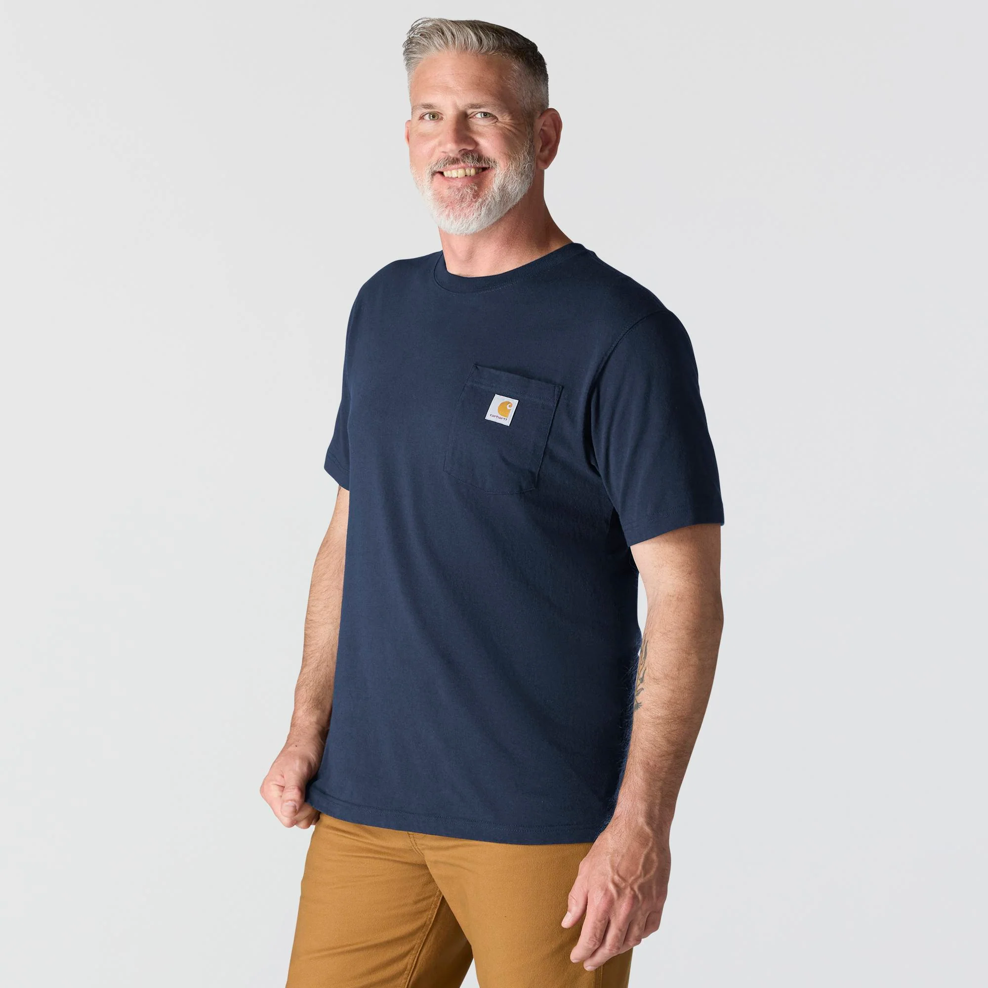 Carhartt Men's Loose Fit Heavyweight Short-Sleeve Pocket T-Shirt - Image 34