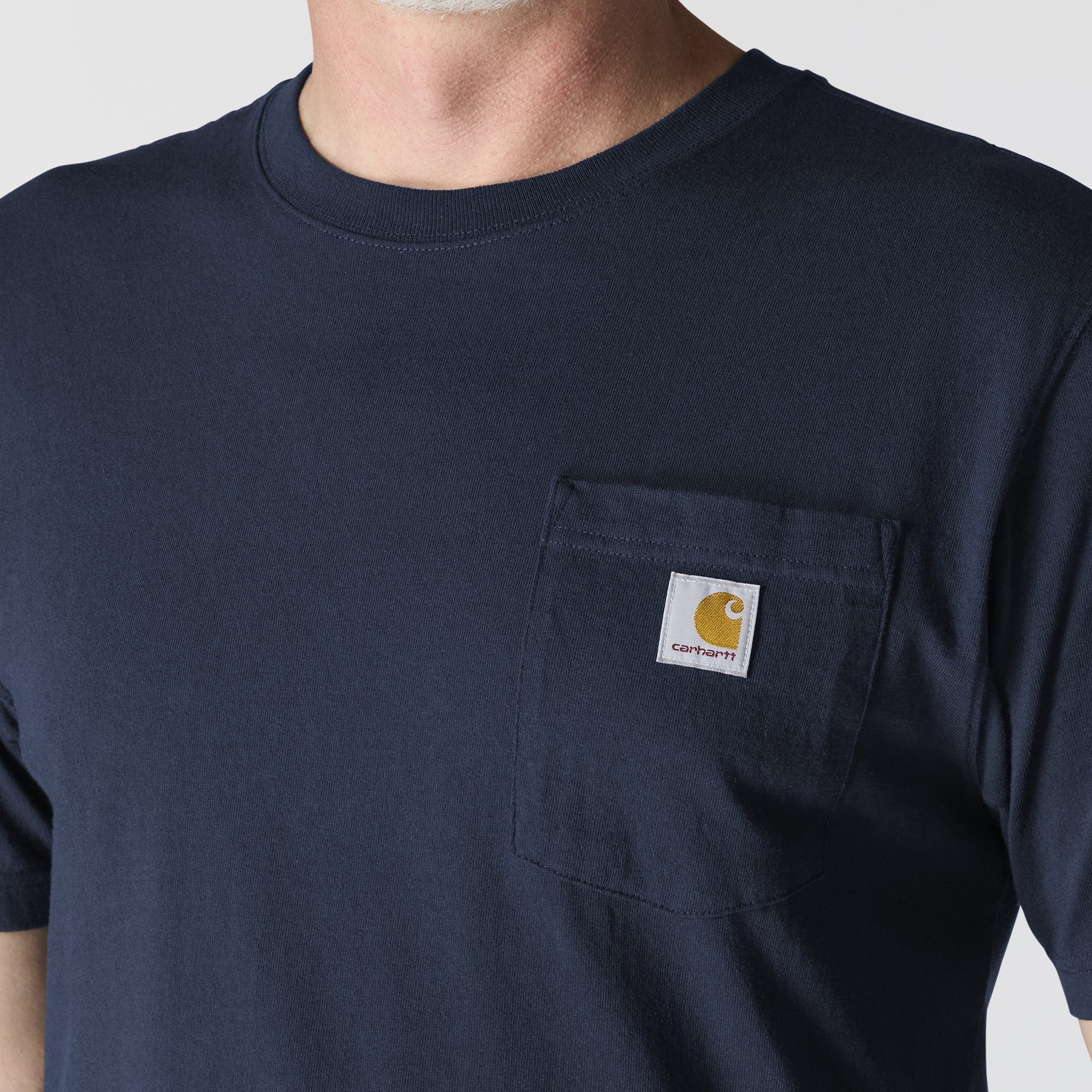 Carhartt Men's Loose Fit Heavyweight Short-Sleeve Pocket T-Shirt - Image 35