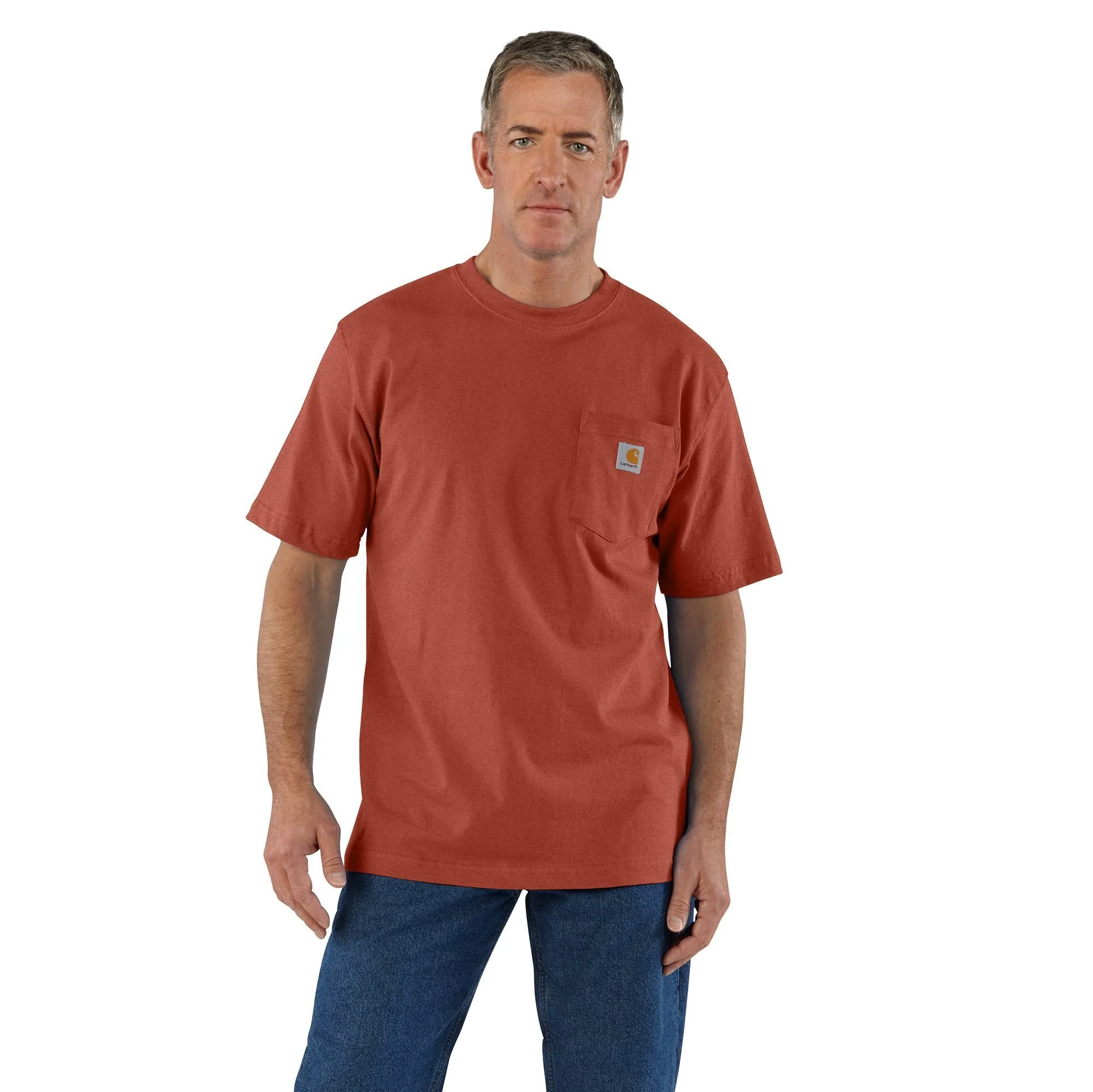 Carhartt Men's Loose Fit Heavyweight Short-Sleeve Pocket T-Shirt - Image 40