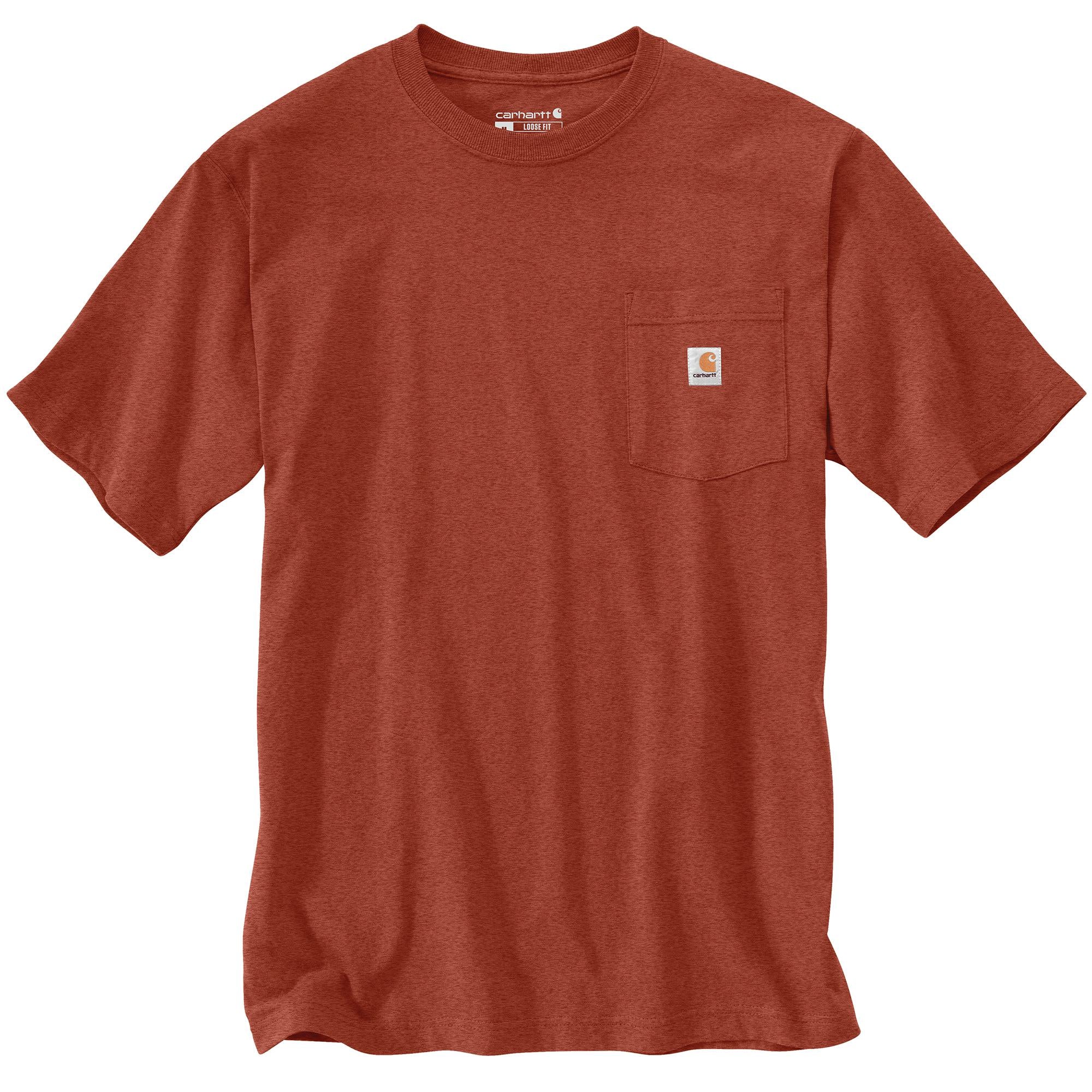Carhartt Men's Loose Fit Heavyweight Short-Sleeve Pocket T-Shirt - Image 41