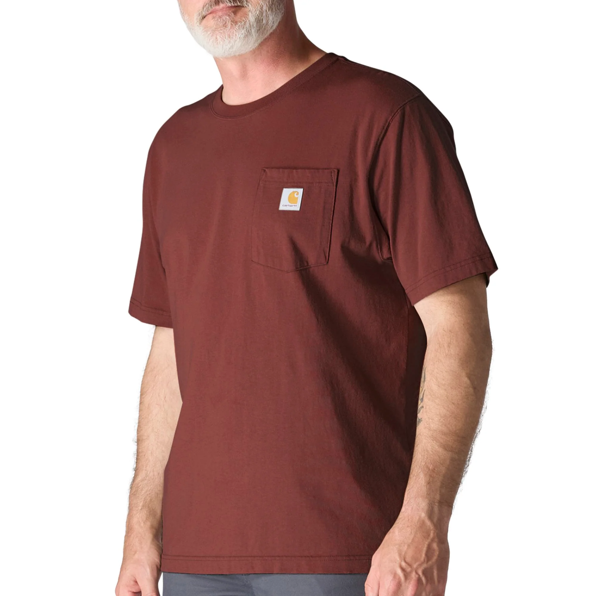 Carhartt Men's Loose Fit Heavyweight Short-Sleeve Pocket T-Shirt - Image 43