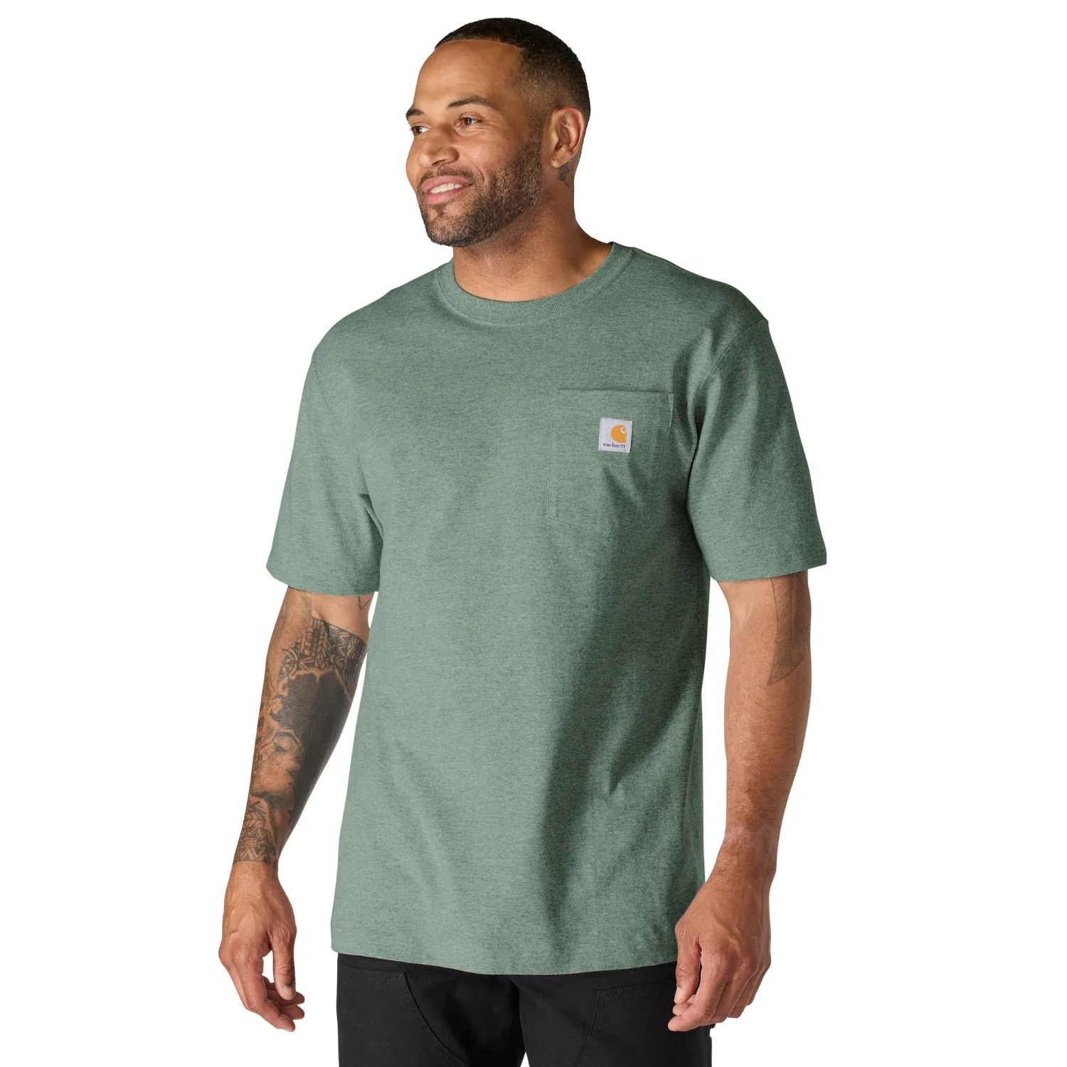 Carhartt Men's Loose Fit Heavyweight Short-Sleeve Pocket T-Shirt - Image 58