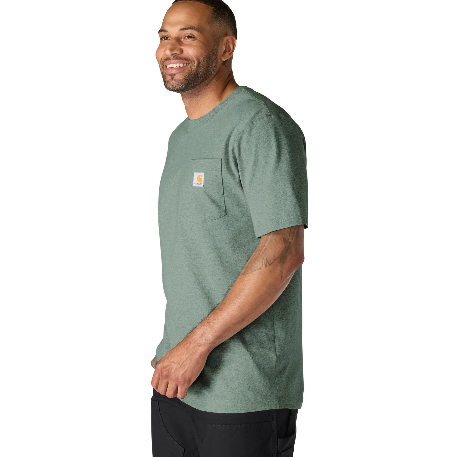 Carhartt Men's Loose Fit Heavyweight Short-Sleeve Pocket T-Shirt - Image 60