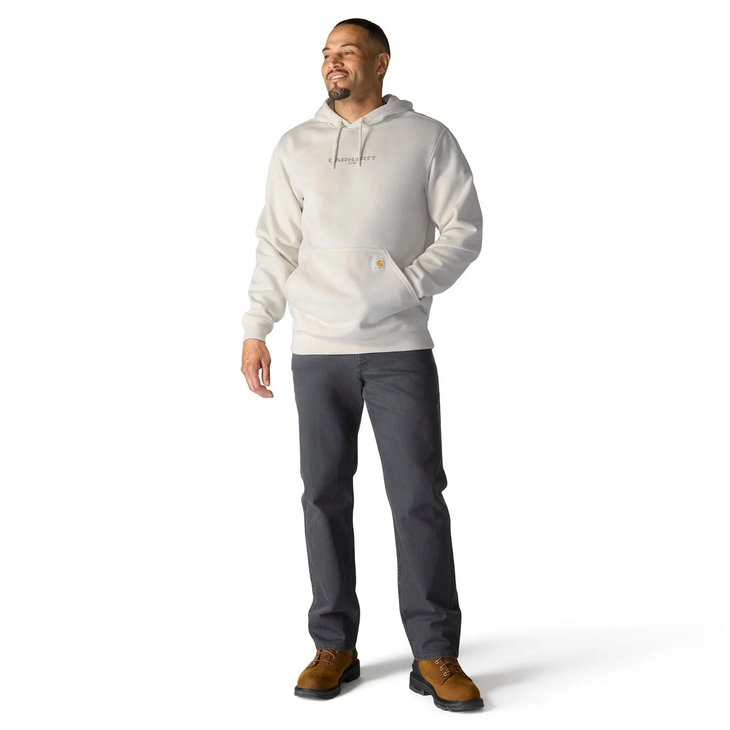 Carhartt Men's Rain Defender Loose Fit Midweight 1889 Graphic Sweatshirt - Image 15