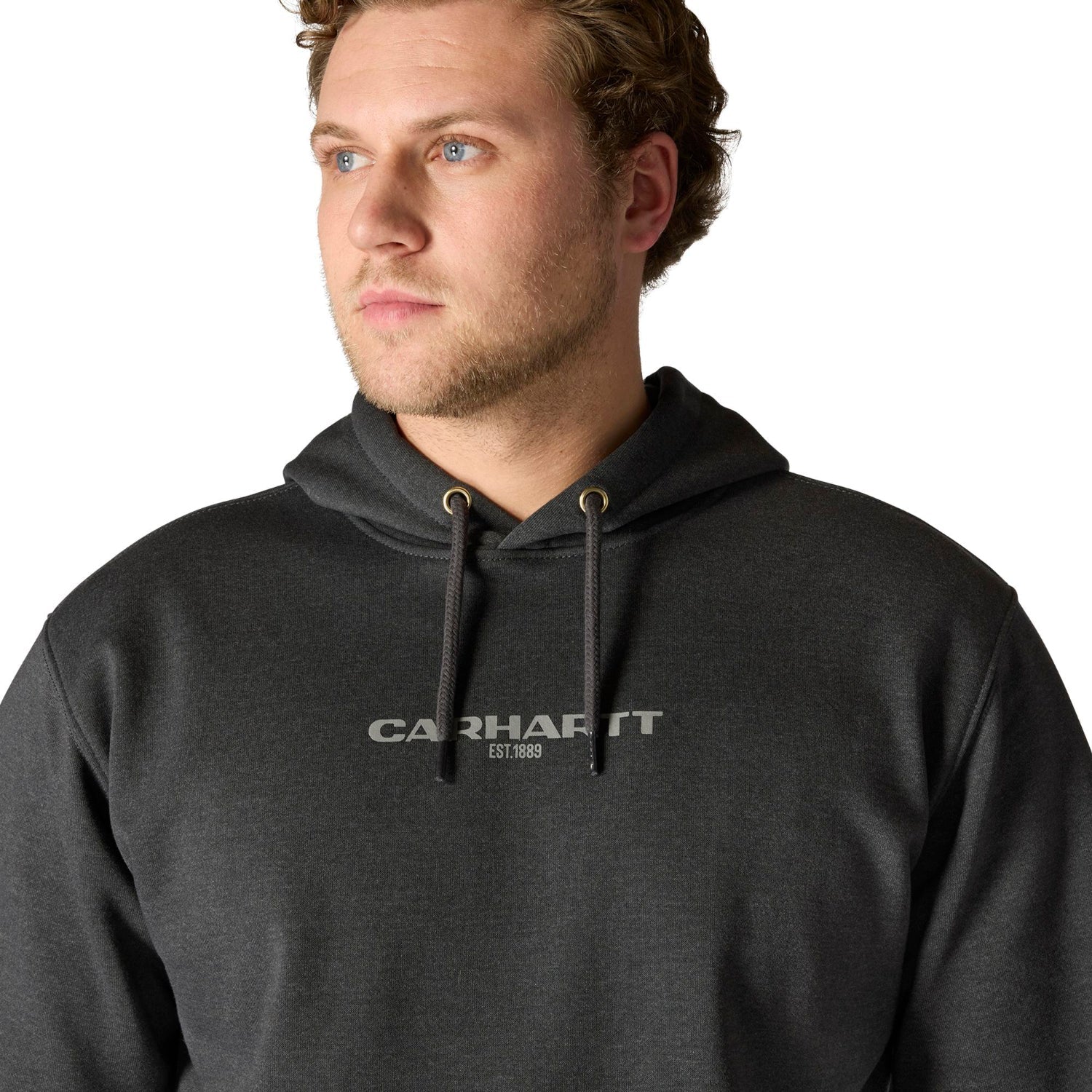 Carhartt Men's Rain Defender Loose Fit Midweight 1889 Graphic Sweatshirt - Image 3