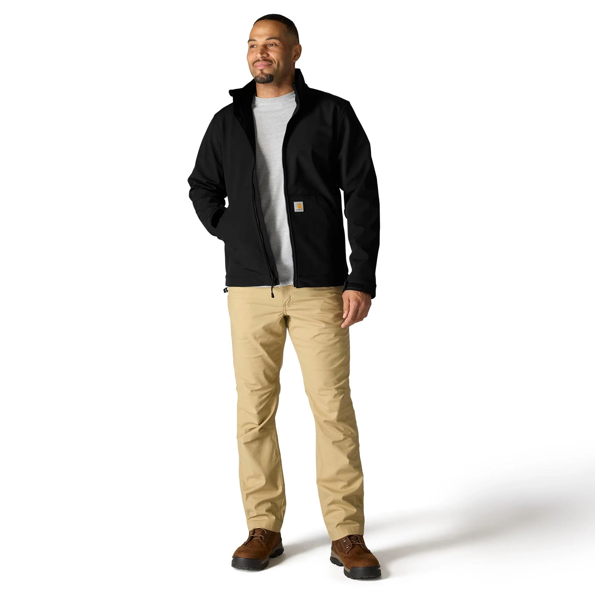 Carhartt Men's Rain Defender Relaxed Fit Softshell Jacket - Image 8