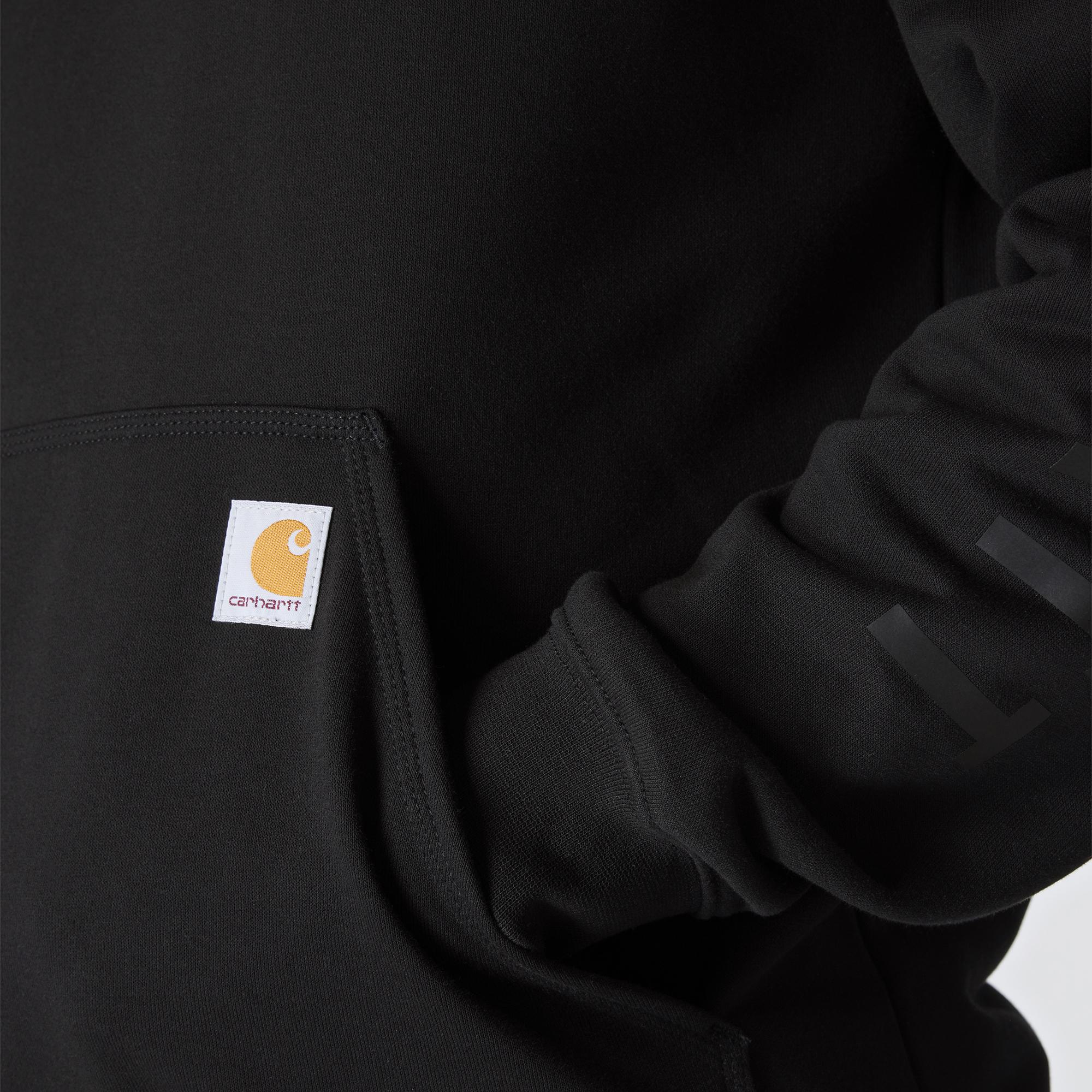 Carhartt Men's Rain Defender® Loose Fit Midweight Logo Graphic Sweatshirt - Image 7