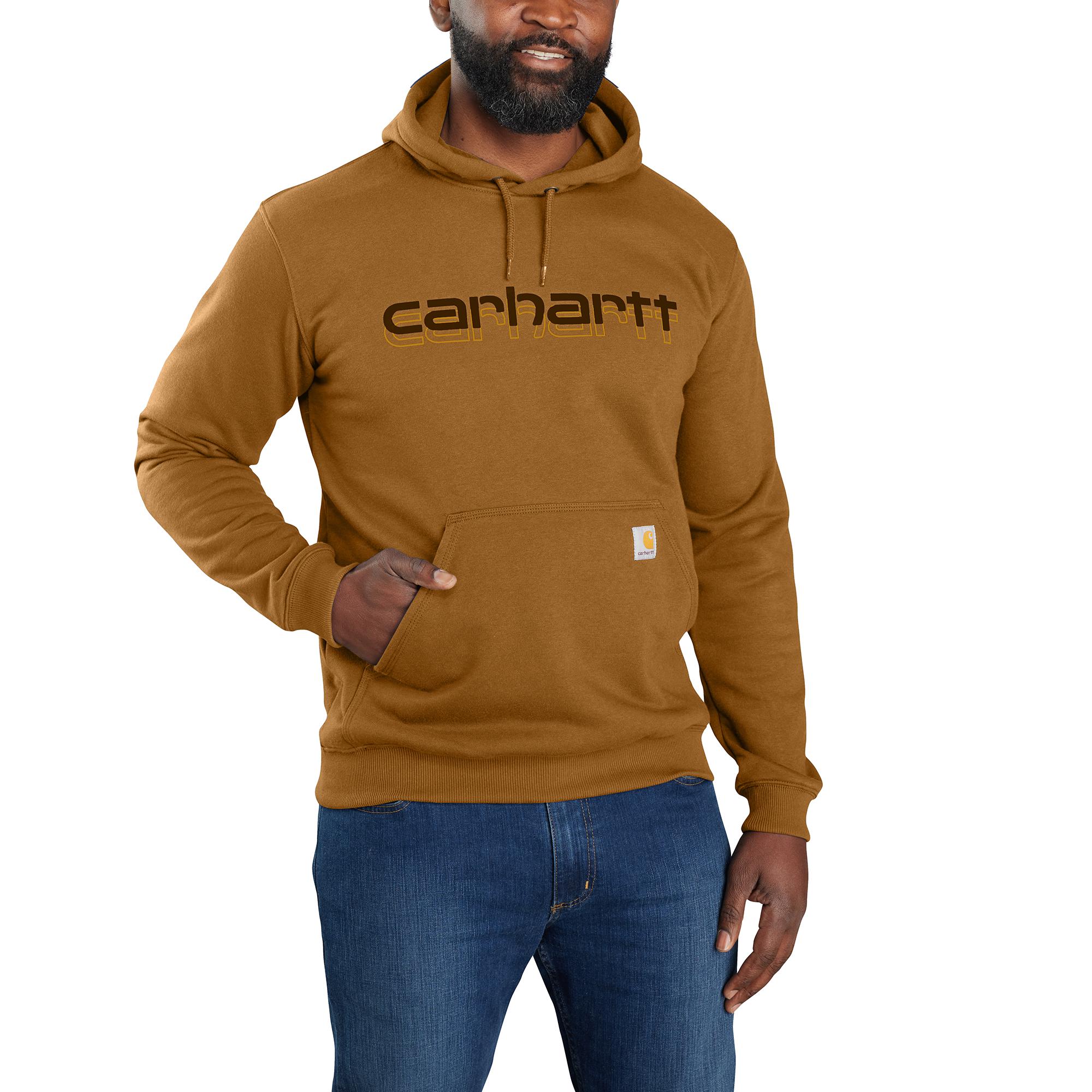 Carhartt Men's Rain DefenderĀ® Logo Graphic Sweatshirt - Image 2