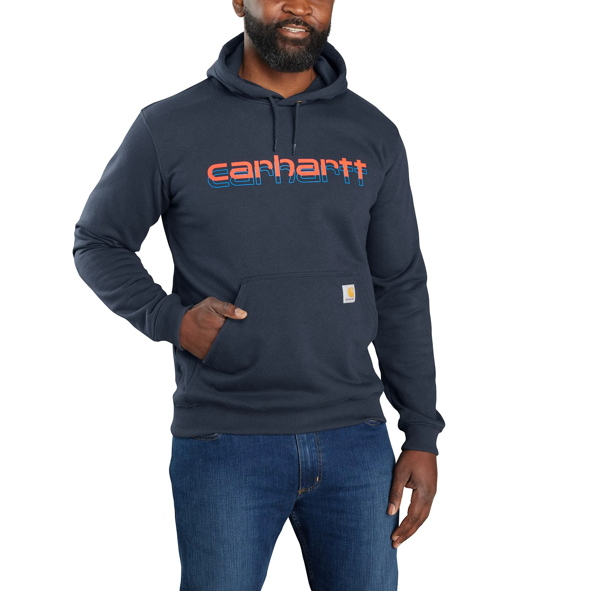 Carhartt Men's Rain DefenderĀ® Logo Graphic Sweatshirt - Image 4