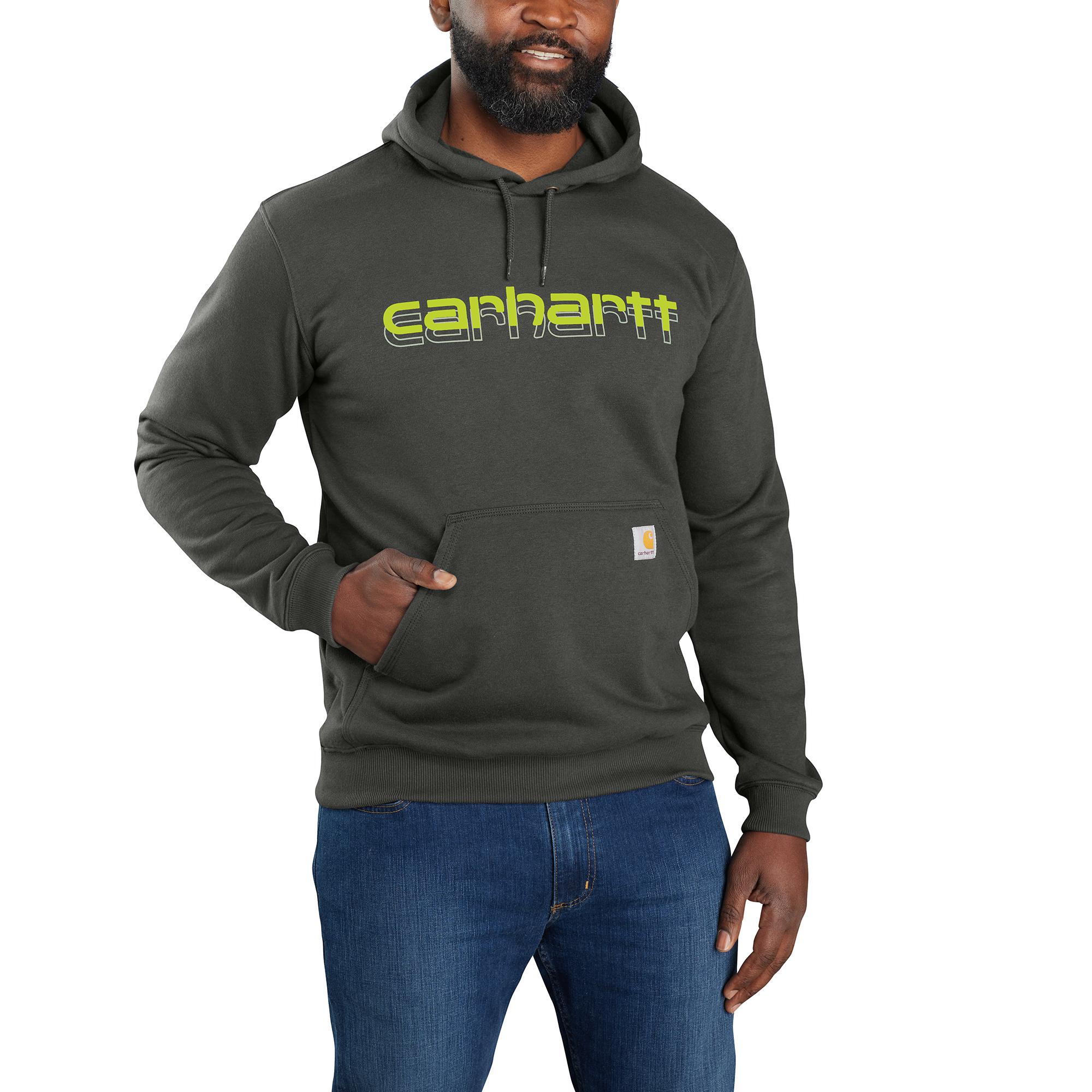 Carhartt Men's Rain DefenderĀ® Logo Graphic Sweatshirt - Image 5