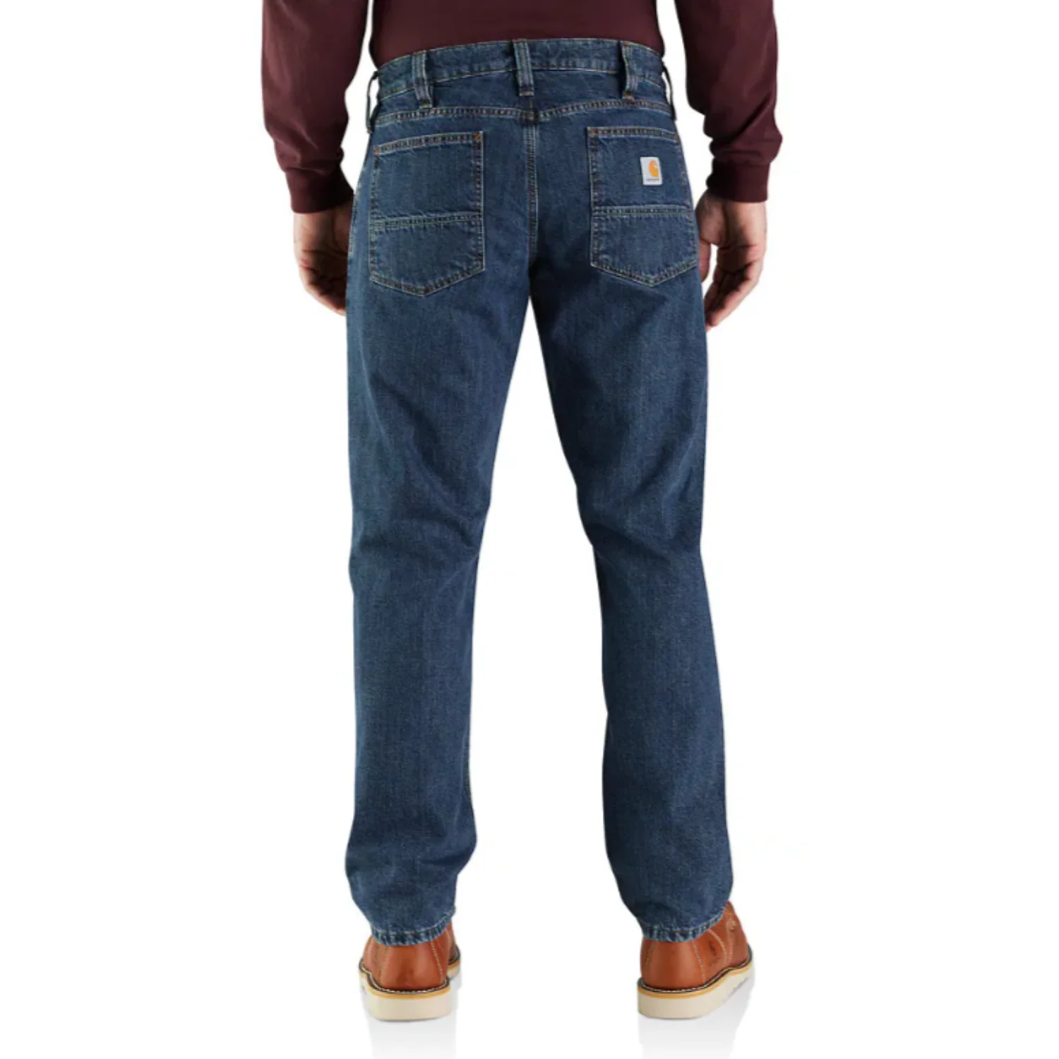 Carhartt Men's Relaxed Fit Flannel Lined 5-Pocket Jean - Image 2