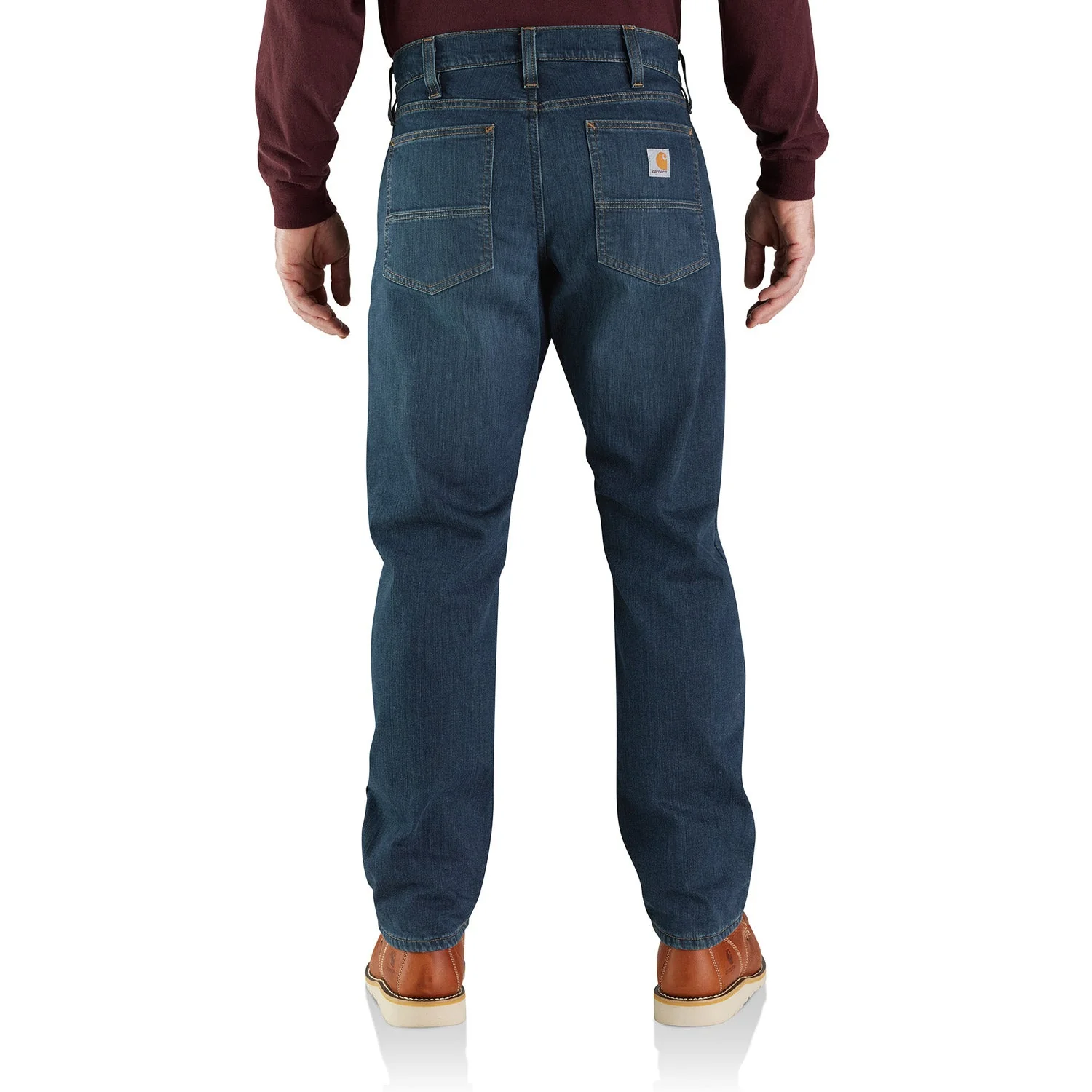 Carhartt Men's Rugged Flex® Relaxed Fit Fleece-Lined 5-Pocket Jean - Image 2