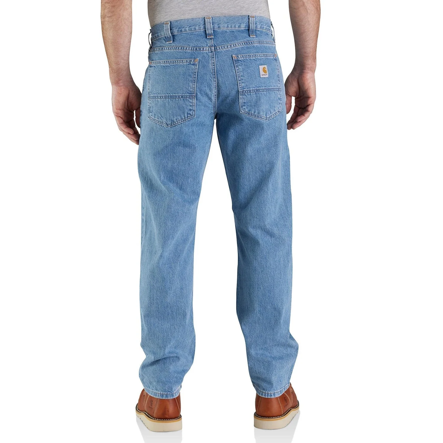 Carhartt Men's Relaxed Fit Straight Leg 5-Pocket Jean - Image 4