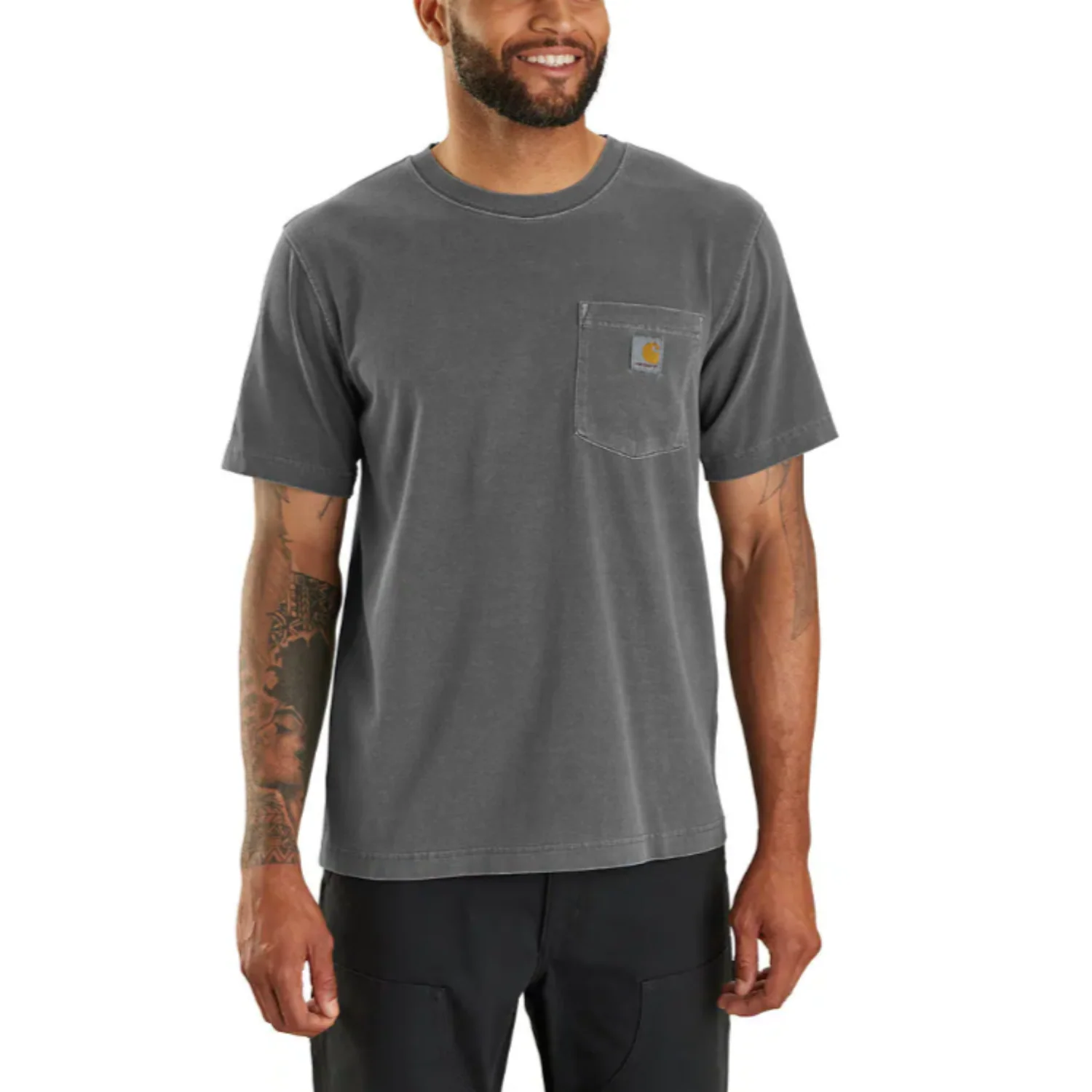 Carhartt Men's Re-Engineered Garment Dyed Pocket Short Sleeve T-Shirt-