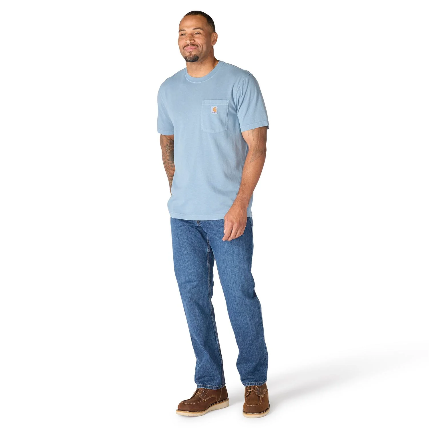 Carhartt Men's Re-Engineered Garment Dyed Pocket Short Sleeve T-Shirt- - Image 10