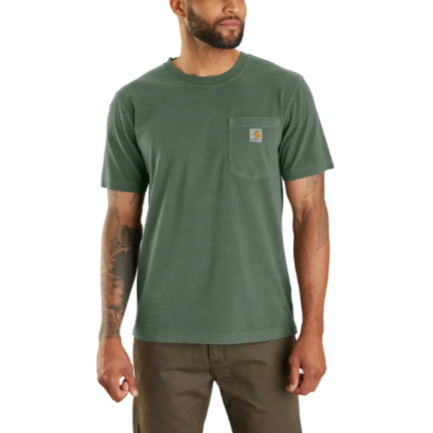 Carhartt Men's Re-Engineered Garment Dyed Pocket Short Sleeve T-Shirt- - Image 12