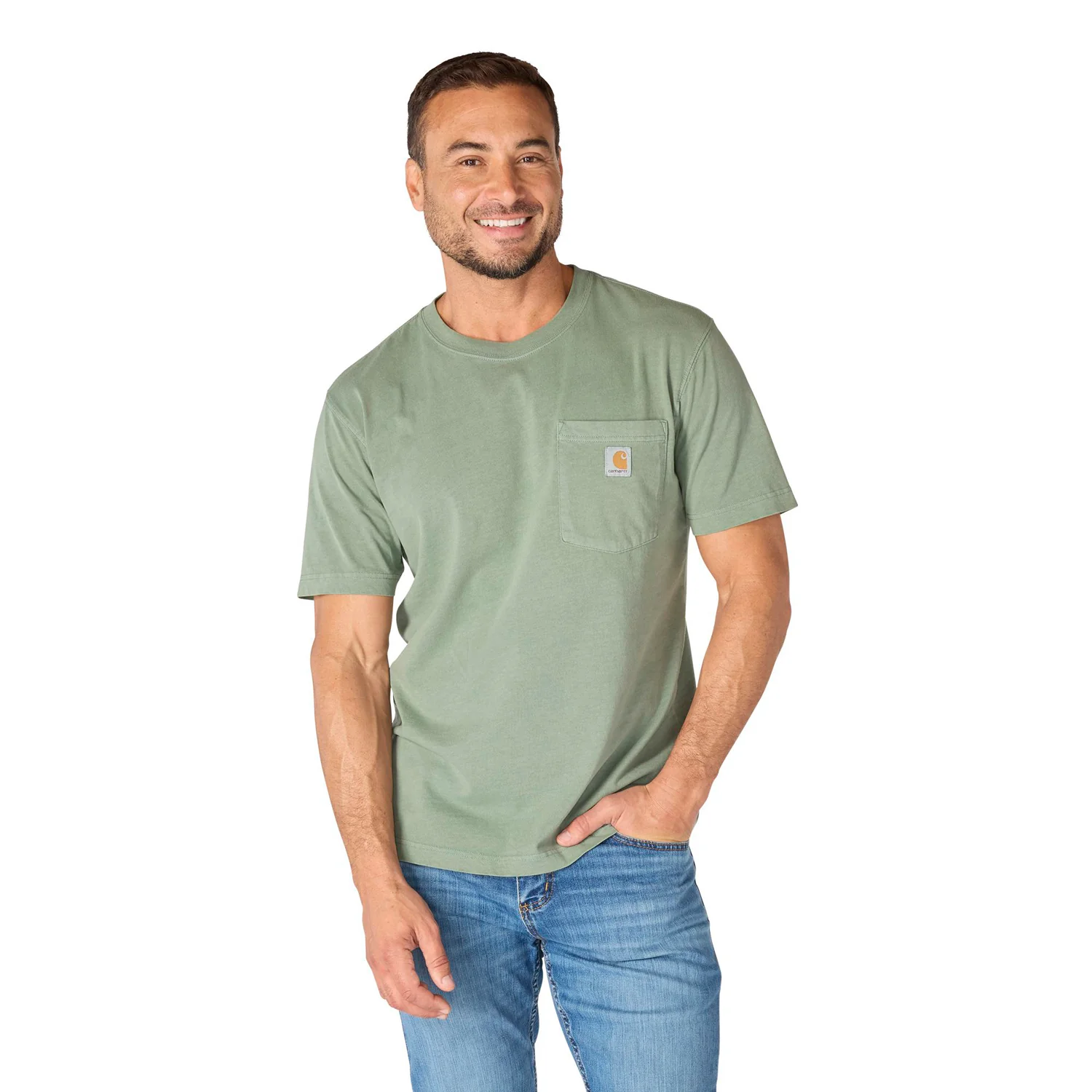 Carhartt Men's Re-Engineered Garment Dyed Pocket Short Sleeve T-Shirt- - Image 14