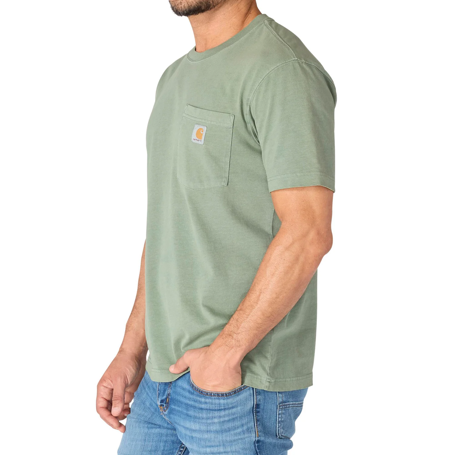 Carhartt Men's Re-Engineered Garment Dyed Pocket Short Sleeve T-Shirt- - Image 18