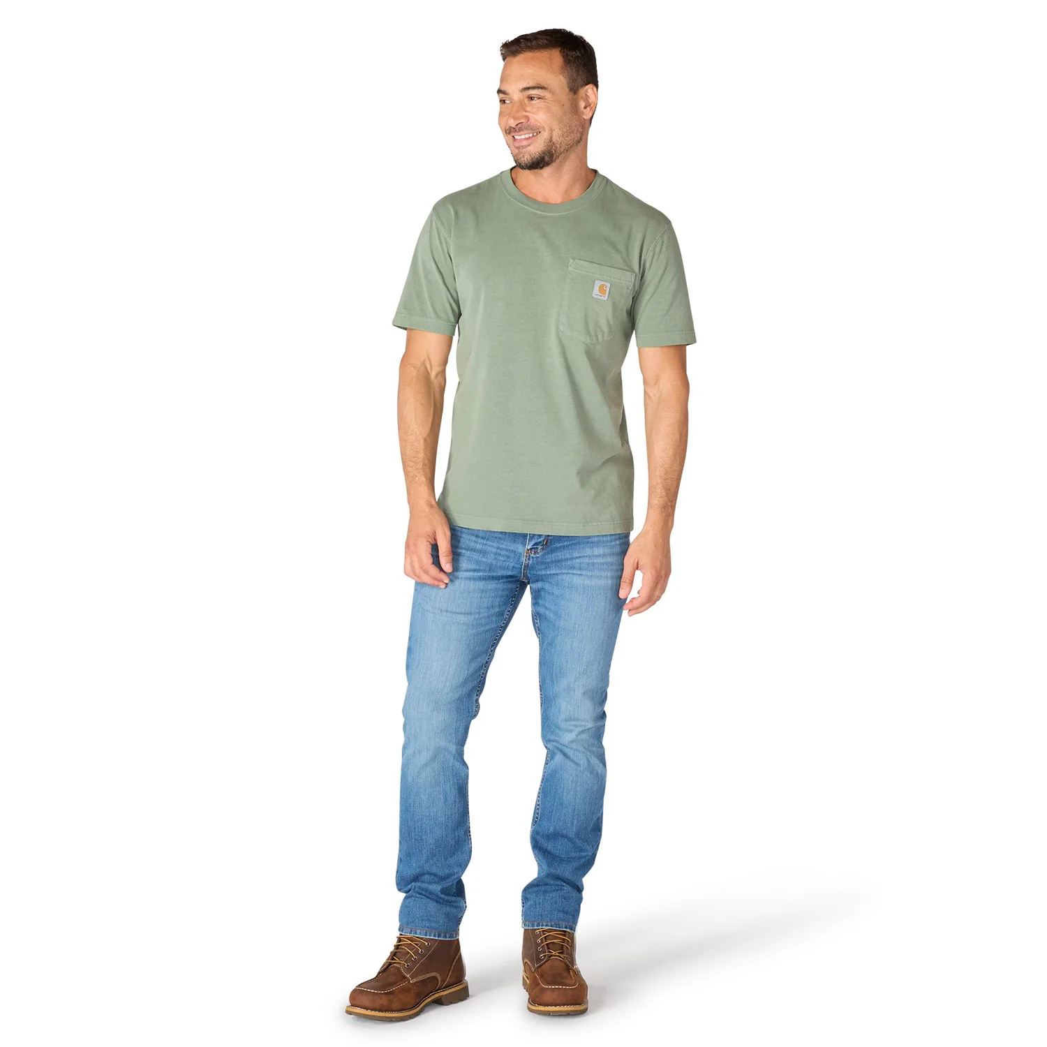 Carhartt Men's Re-Engineered Garment Dyed Pocket Short Sleeve T-Shirt- - Image 19